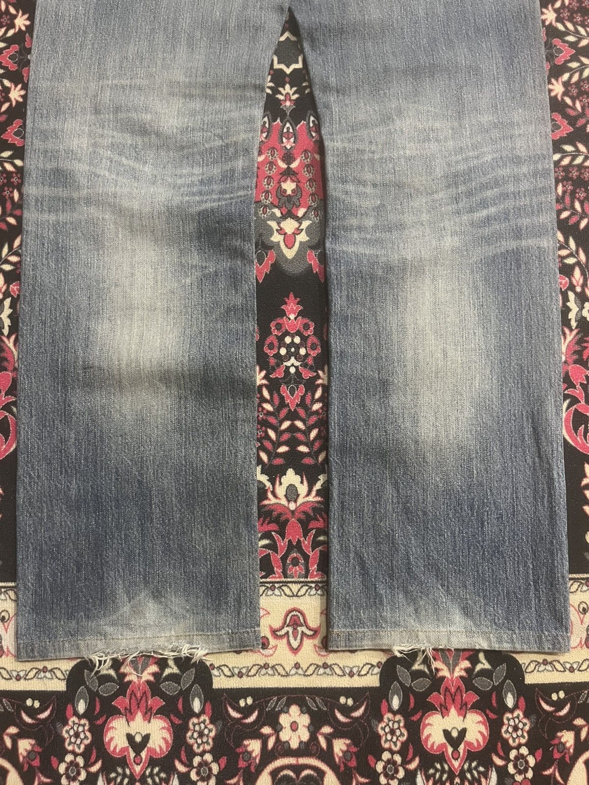 Jil Sander × Uniqlo Uniqlo Faded Washed Distressed Regular Straight Jeans Size US 31 - 10 Thumbnail
