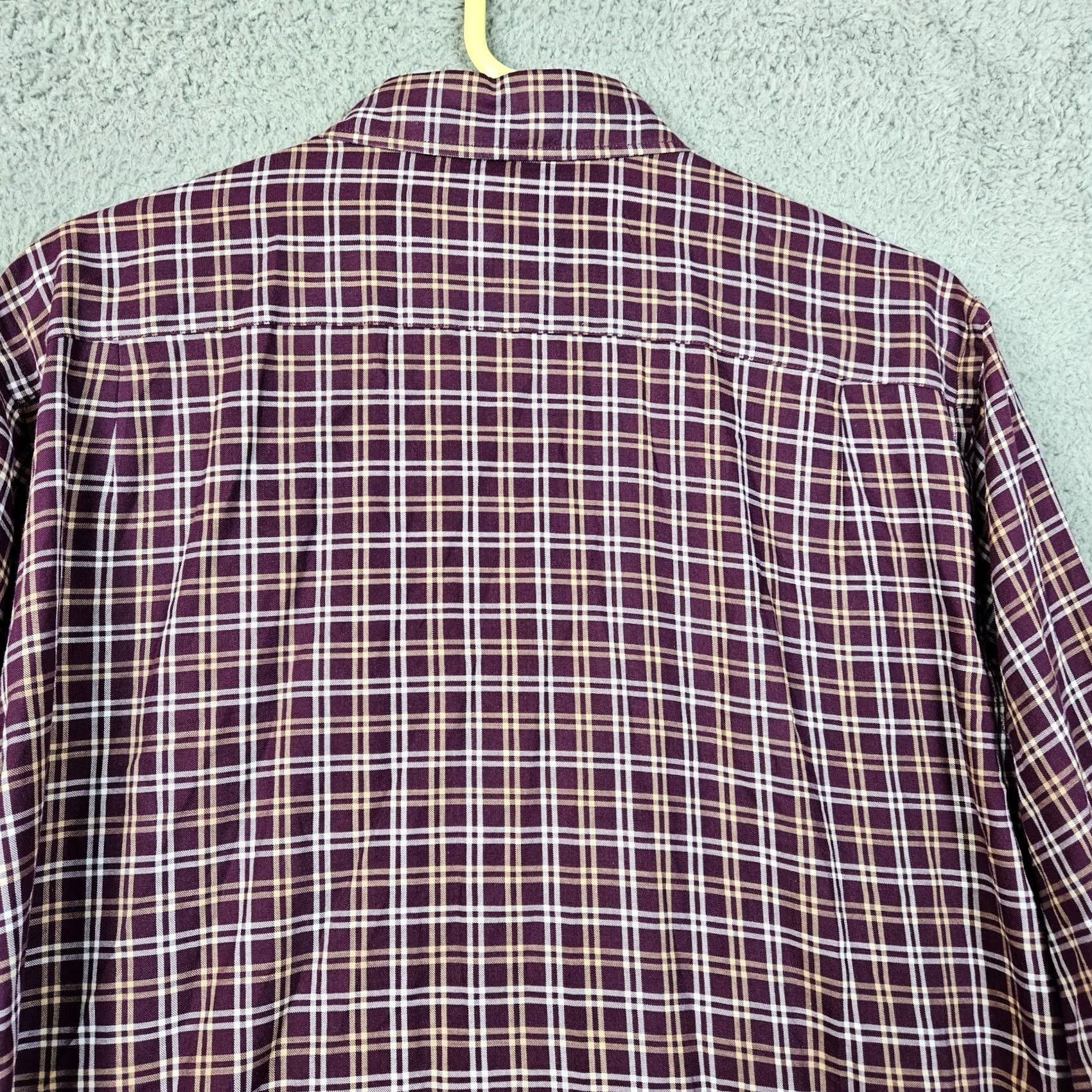 Rodd & Gunn Rodd & Gunn Sports fit Men’s Plaid Button-Up Casual Shirt XL Multicolor, Button-Down, Long Sleeve, Cotton, Regular, Fashion, Across Seasons, Mens Size US XL / EU 56 / 4 - 8 Thumbnail