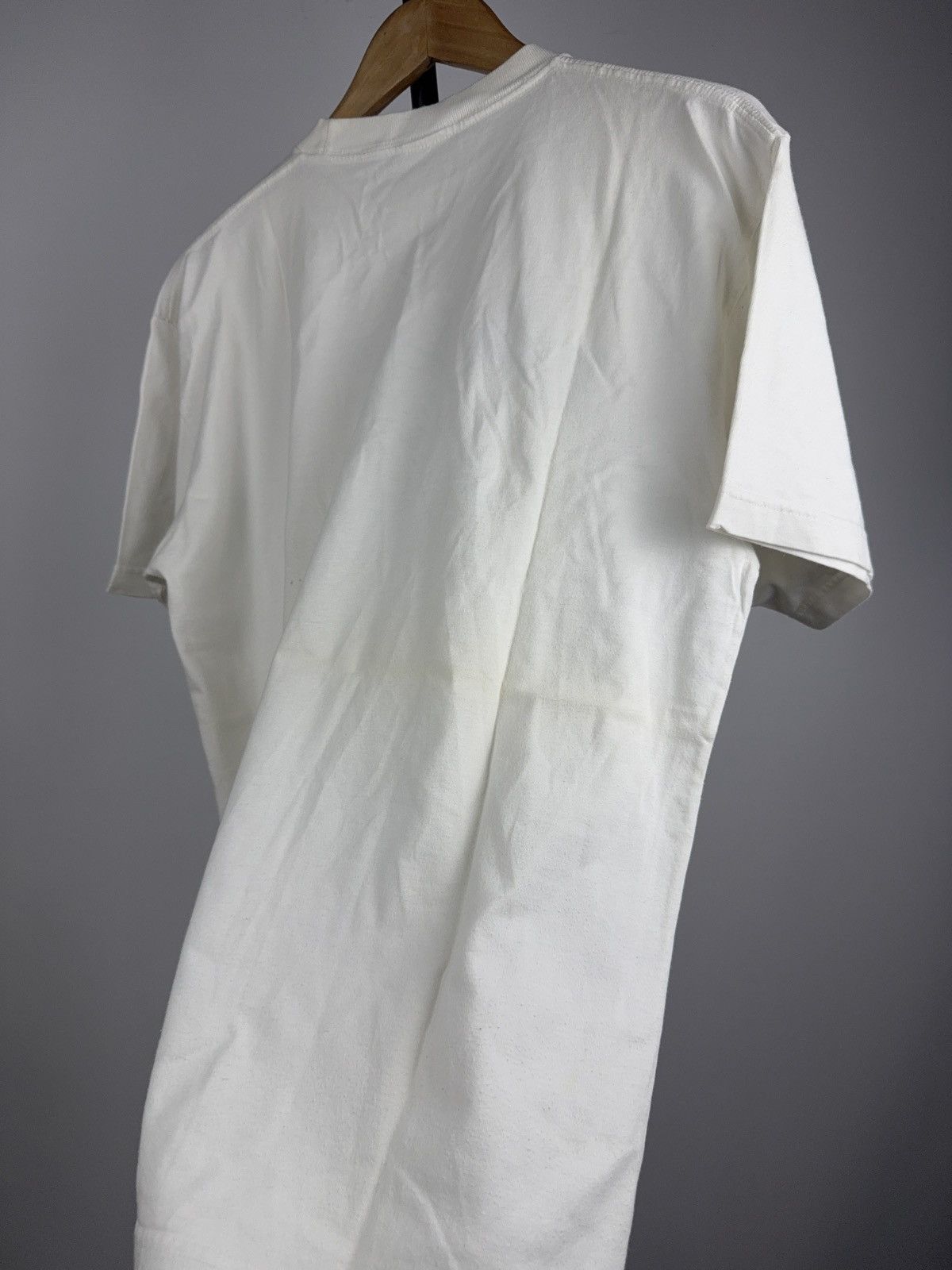 Nike Vintage 90s Retro Nike Big Logo Swoosh T-Shirt White 90s Size US L / EU 52-54 / 3 - 19 Thumbnail