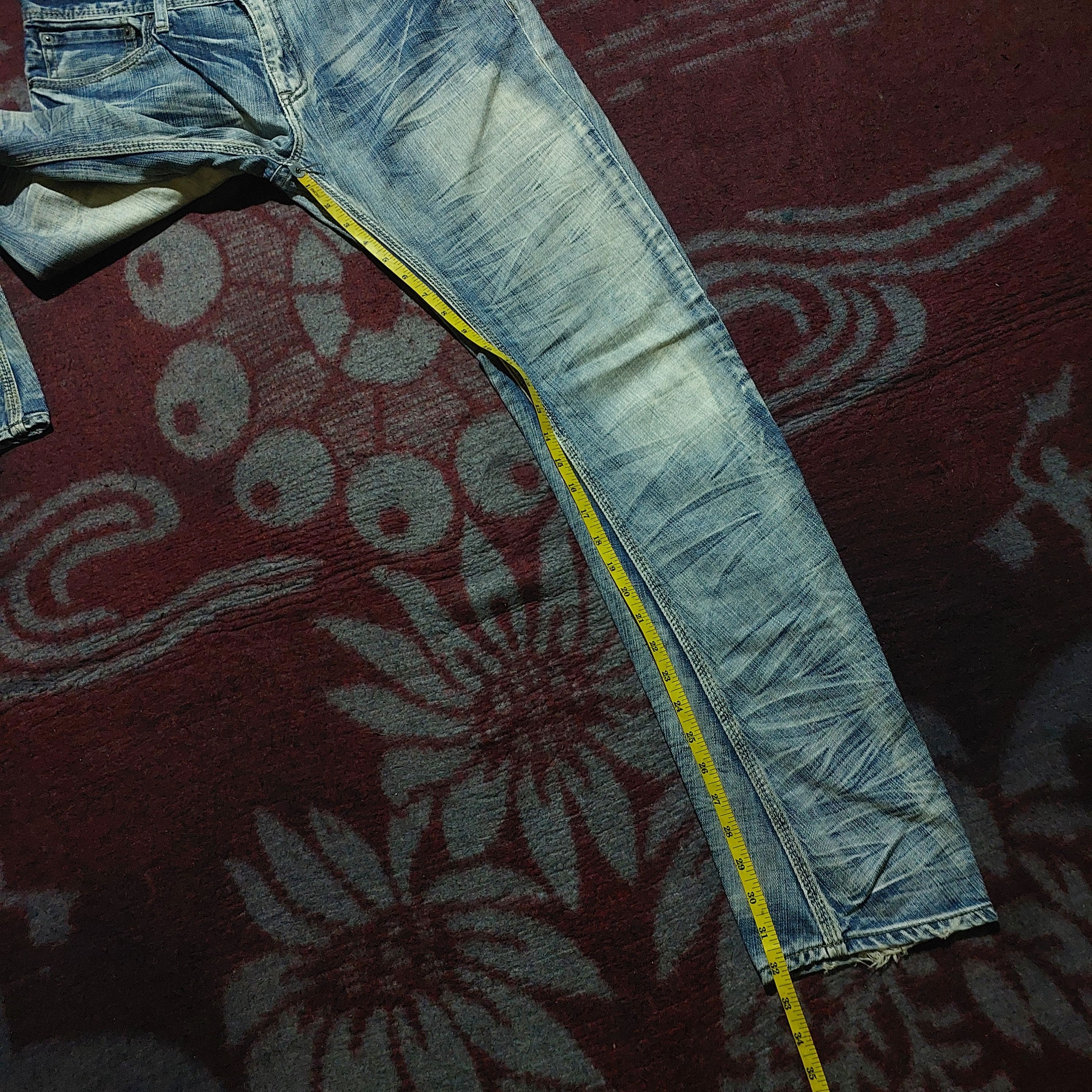 Tornado Mart 2000s Edge Ruppet clawmark curve denim Size US 34 / EU 50 - 13 Thumbnail