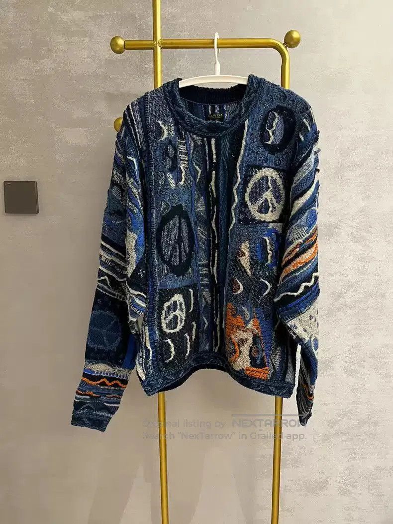 Kapital kapital World peace sweater. Size US L / EU 52-54 / 3 - 1 Thumbnail