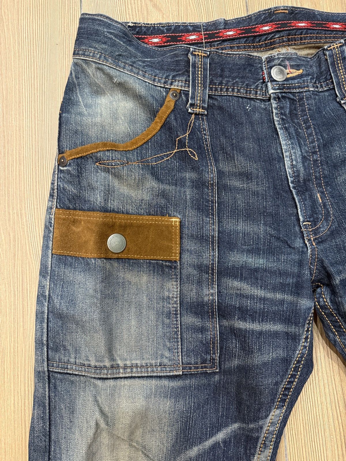 If Six Was Nine Japanese Edwin Exclusive Jeans Faded Multi Pocket Size US 38 / EU 54 - 2 Thumbnail