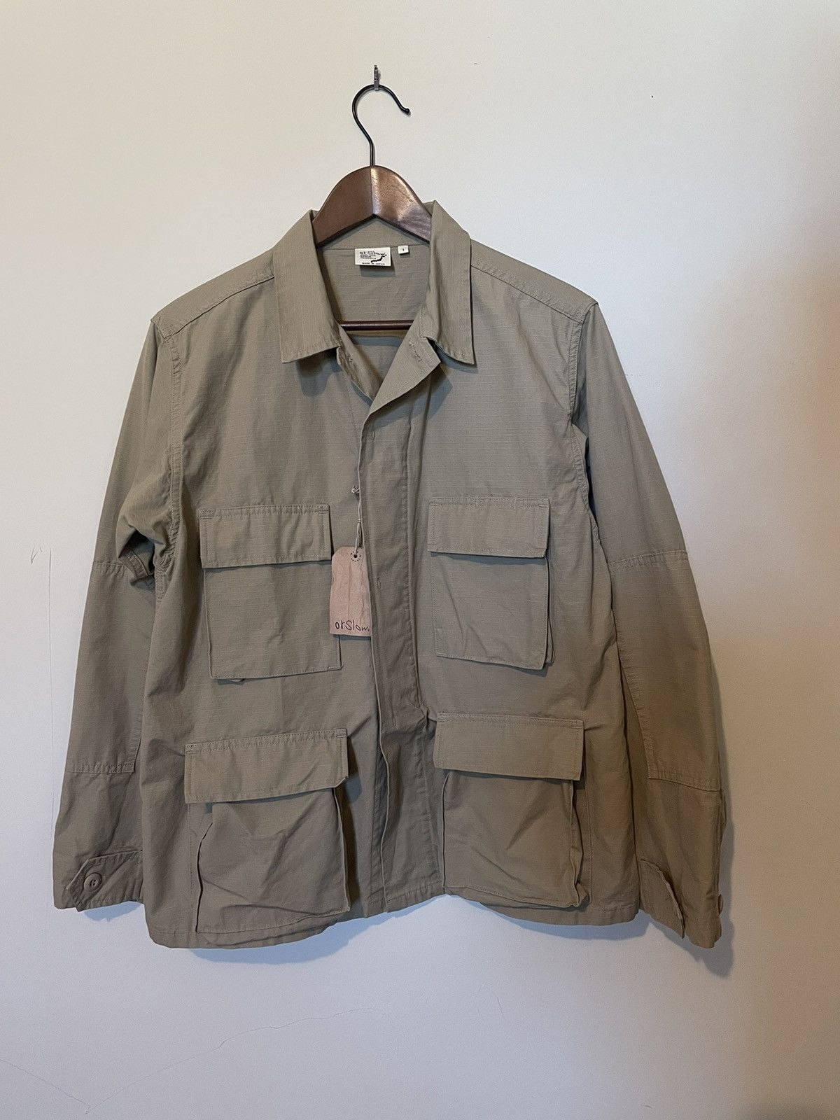 image of Orslow Bdu Jacket in Beige, Men's (Size Small)