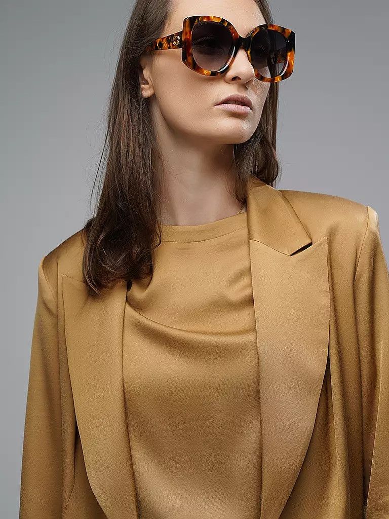Gucci NEW Gucci GG1257S 004 Butterfly Oversized Women Sunglasses Size ONE SIZE - 13 Thumbnail