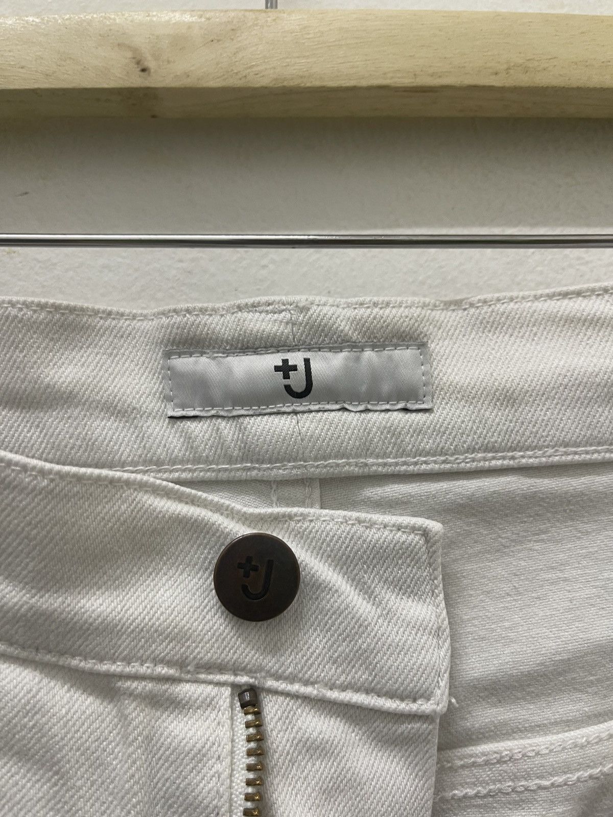 Jil Sander × Uniqlo Rare +J Jil Sander x Uniqlo Selvedge White Denim Size US 31 - 13 Thumbnail