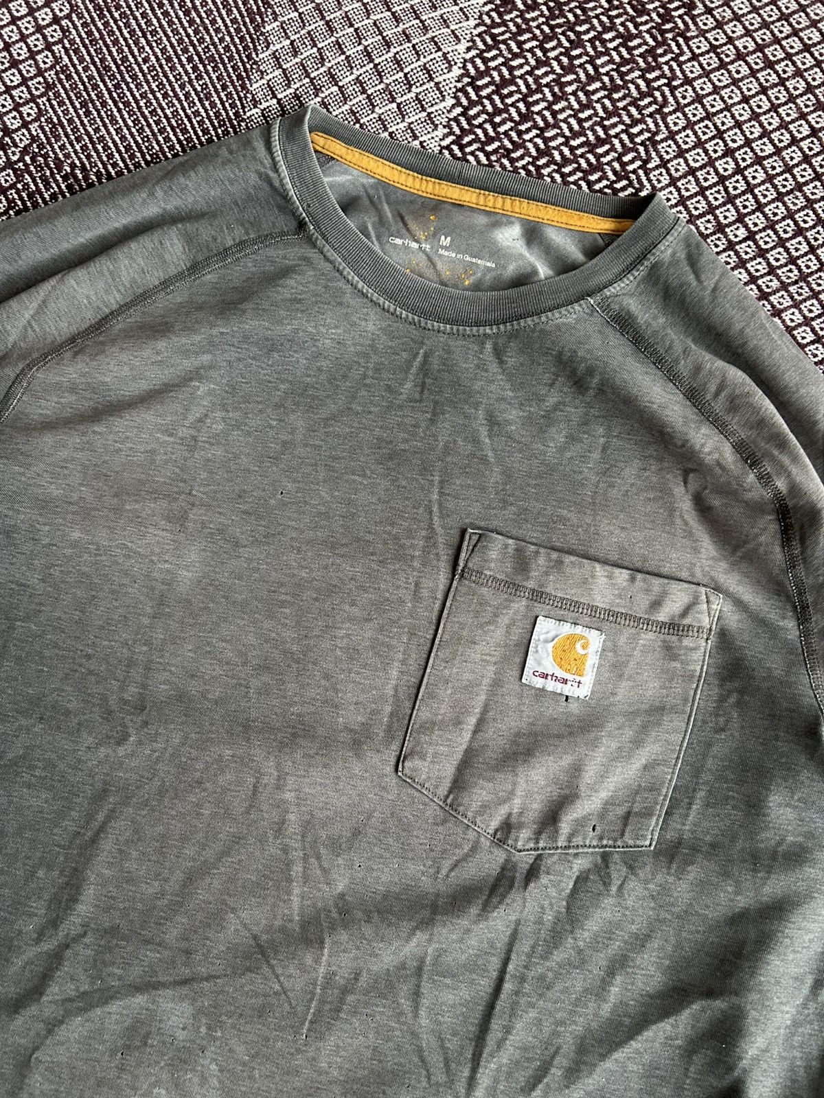 Carhartt Vintage Carhartt Distressed Faded Streetwear Long Sleeve Tee Size US M / EU 48-50 / 2 - 3 Thumbnail
