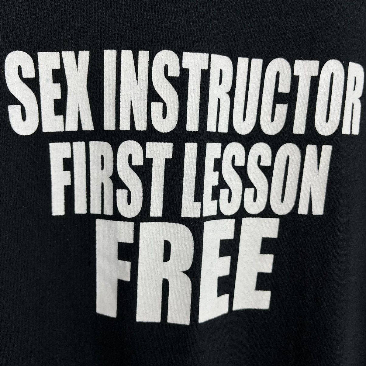 Vintage Vintage Sex Instructor Humor y2k graphic tee 90’s Size US M / EU 48-50 / 2 - 6 Thumbnail