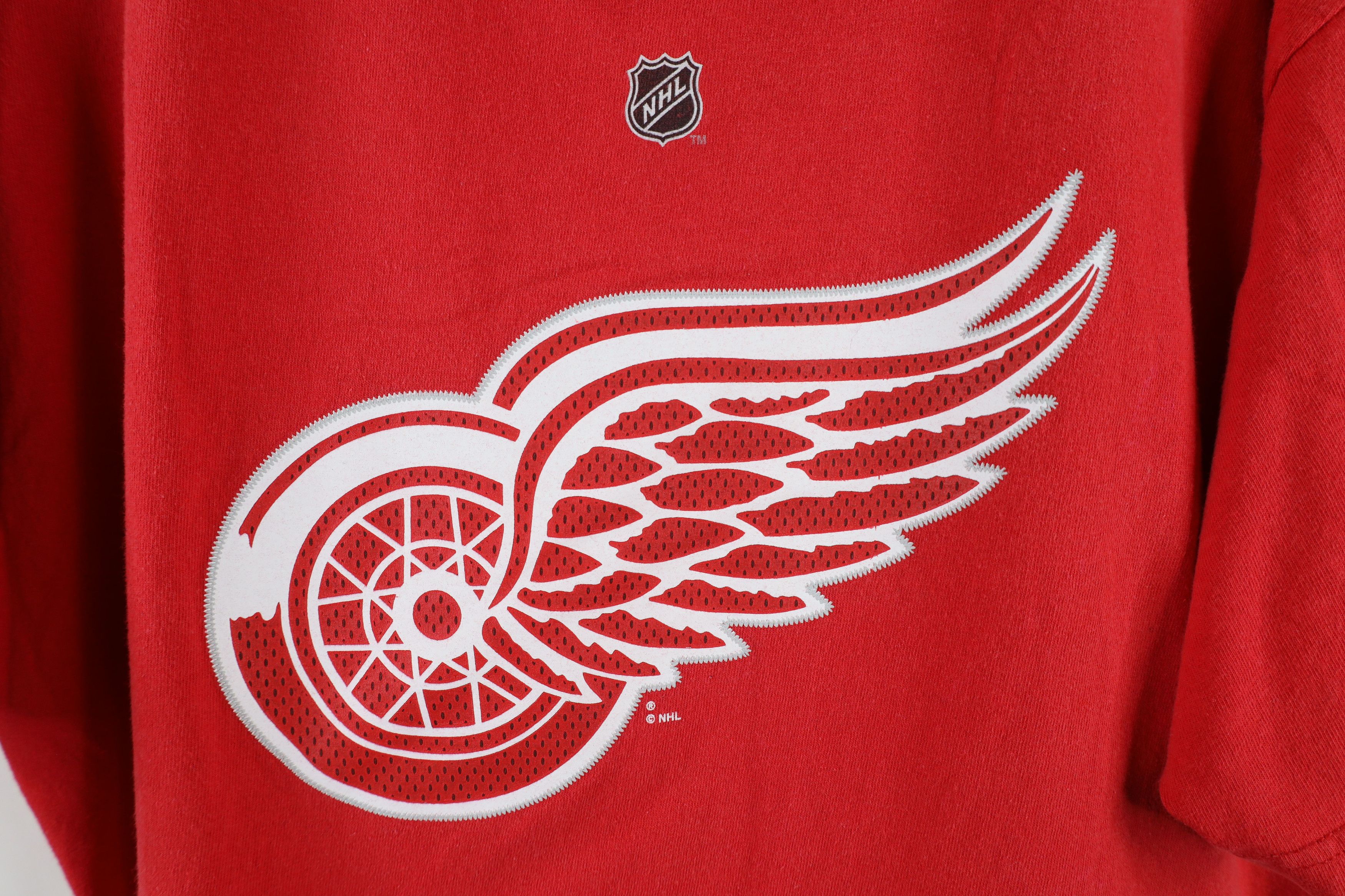 Reebok × Vintage Vintage Reebok Lidstrom Detroit Red Wings Jersey T-Shirt Size US L / EU 52-54 / 3 - 4 Thumbnail