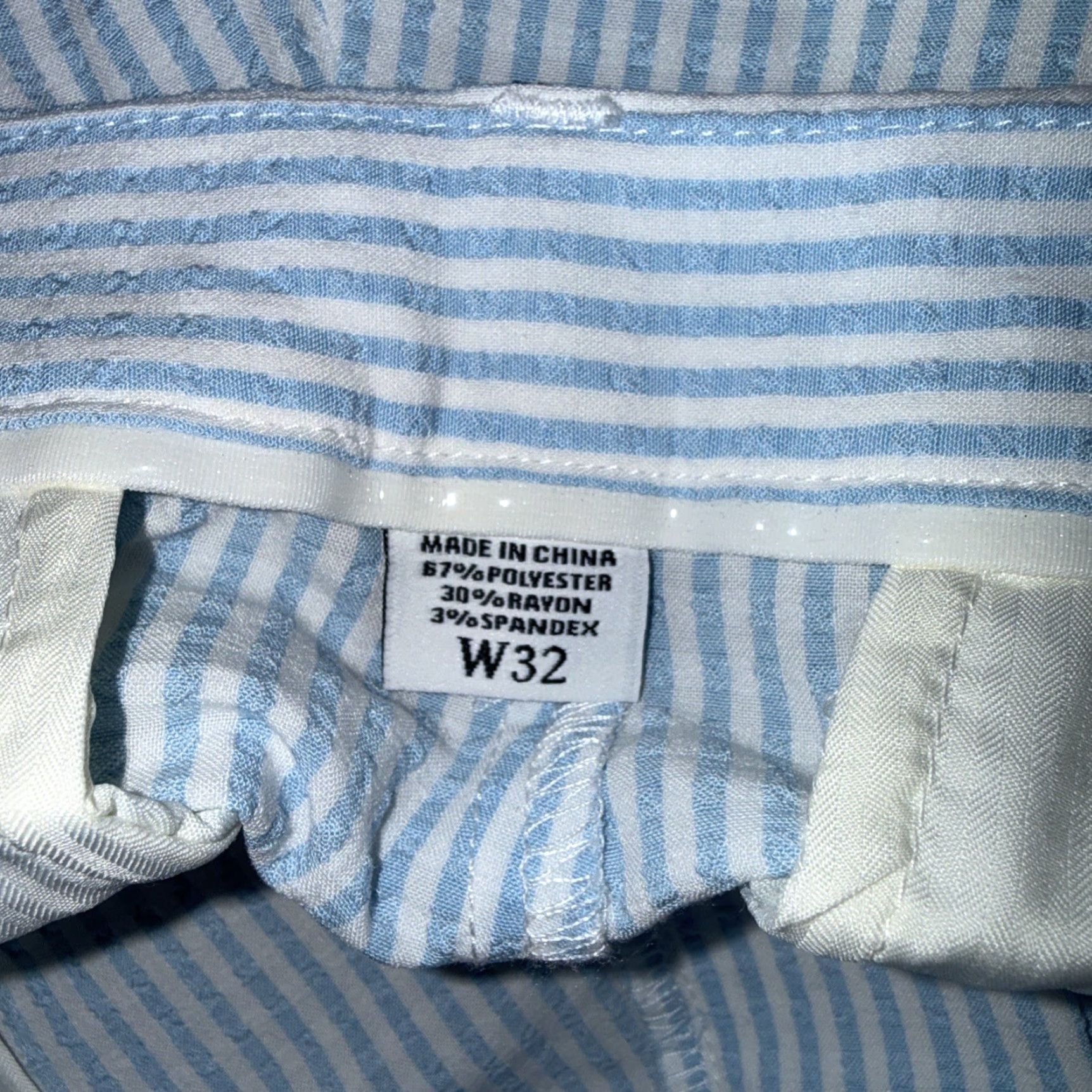 Footjoy FootJoy Shorts Men Size 32 Blue Striped Chino Casual Men’s Size US 32 / EU 48 - 5 Thumbnail