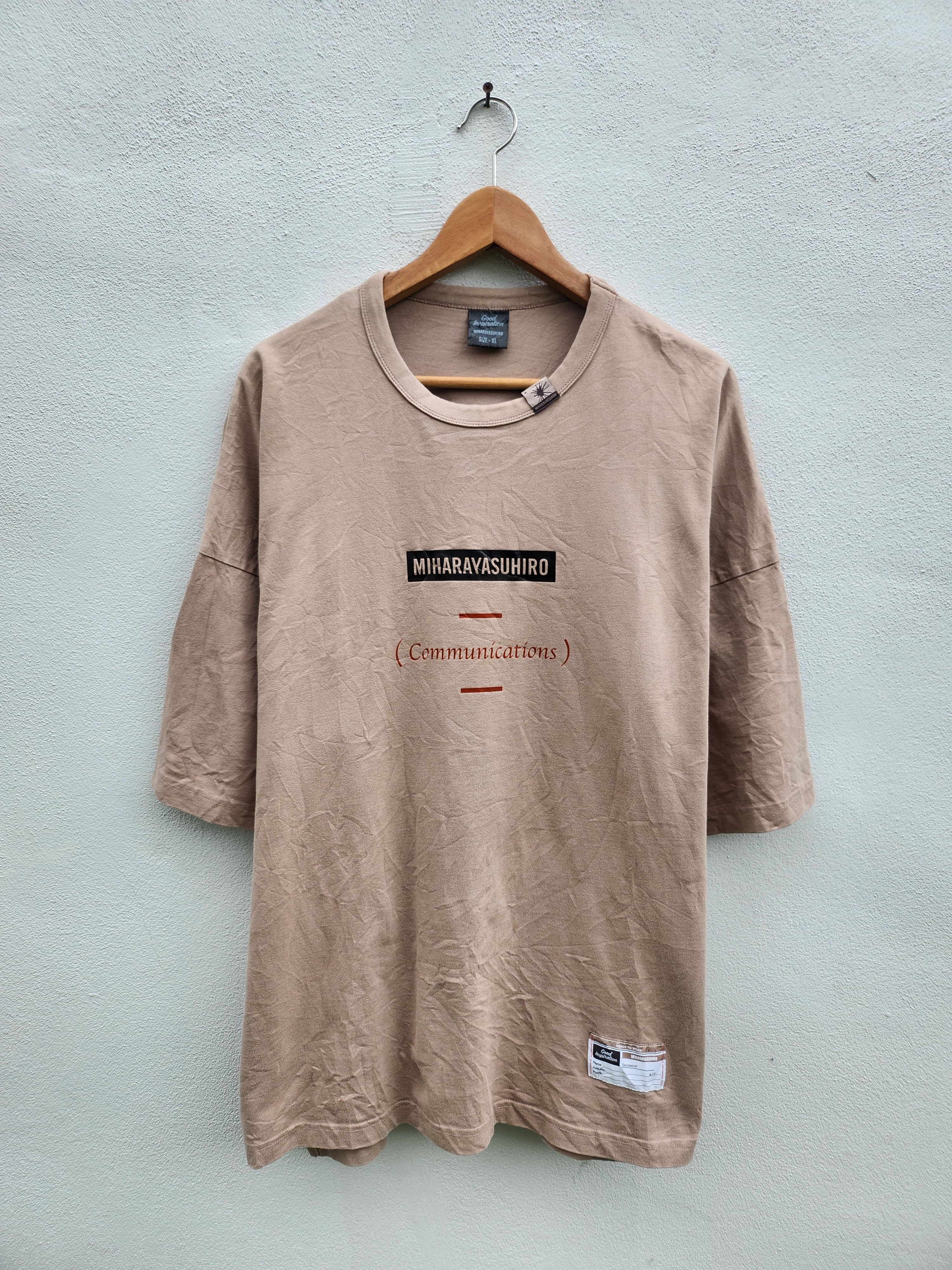 Japanese Brand 💥 MIHARAYASUHIRO X Good Inspiration Baggy AG T-Shirt Size US XL / EU 56 / 4 - 1 Thumbnail