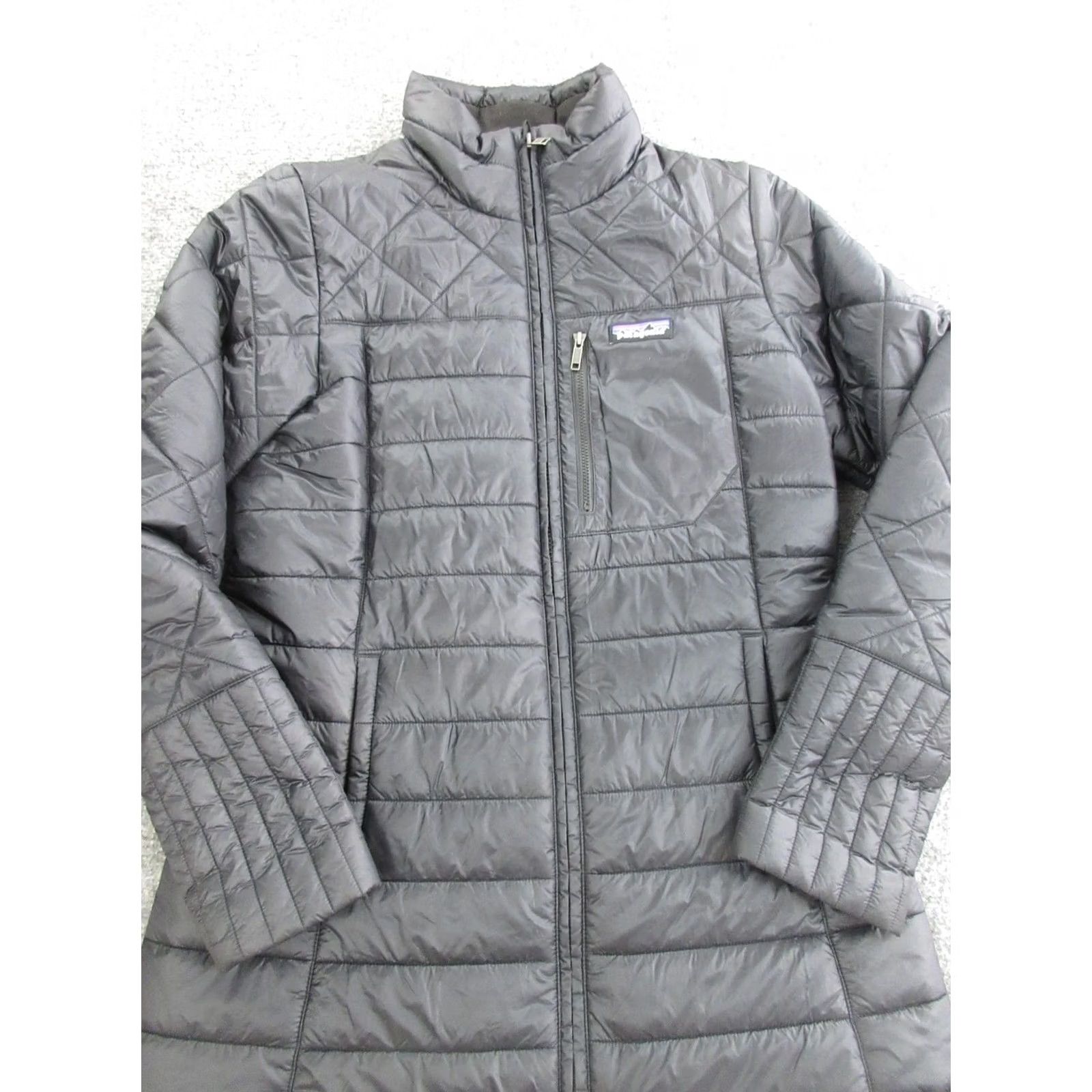 Patagonia Patagonia Coat Womens Medium Black Quilted Parka Full Zip Insulated Pockets Long Sleeve Fall Winter Size M / US 6-8 / IT 42-44 - 2 Thumbnail