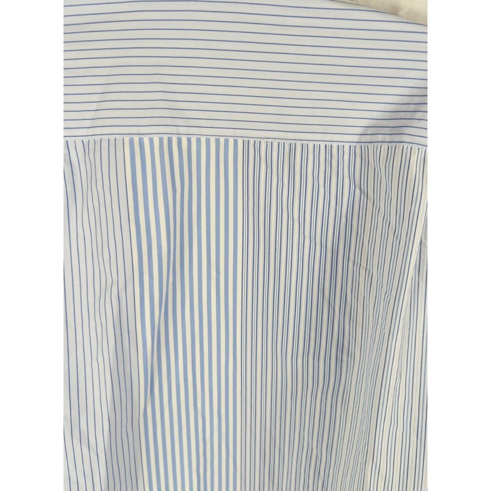 Tommy Bahama Tommy Bahama Button-Up Shirt Siesta Key Blue Stripe 2XLB UPF 30 Big & Tall Jerseyn nylon Spandex Long Sleeve Casual Shirt Mens Hawaiian Summer Size US XXL / EU 58 / 5 - 6 Thumbnail