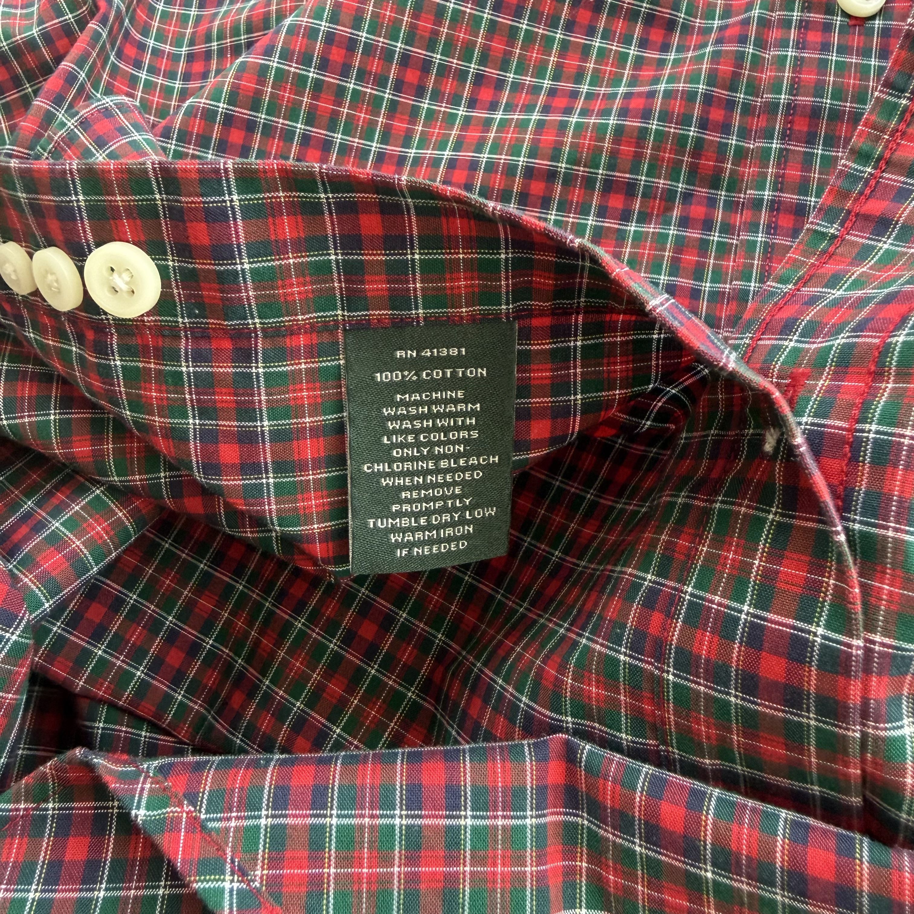 Lauren Ralph Lauren Lauren Ralph Lauren Plaid Button Down Shirt Size US XL / EU 56 / 4 - 4 Thumbnail