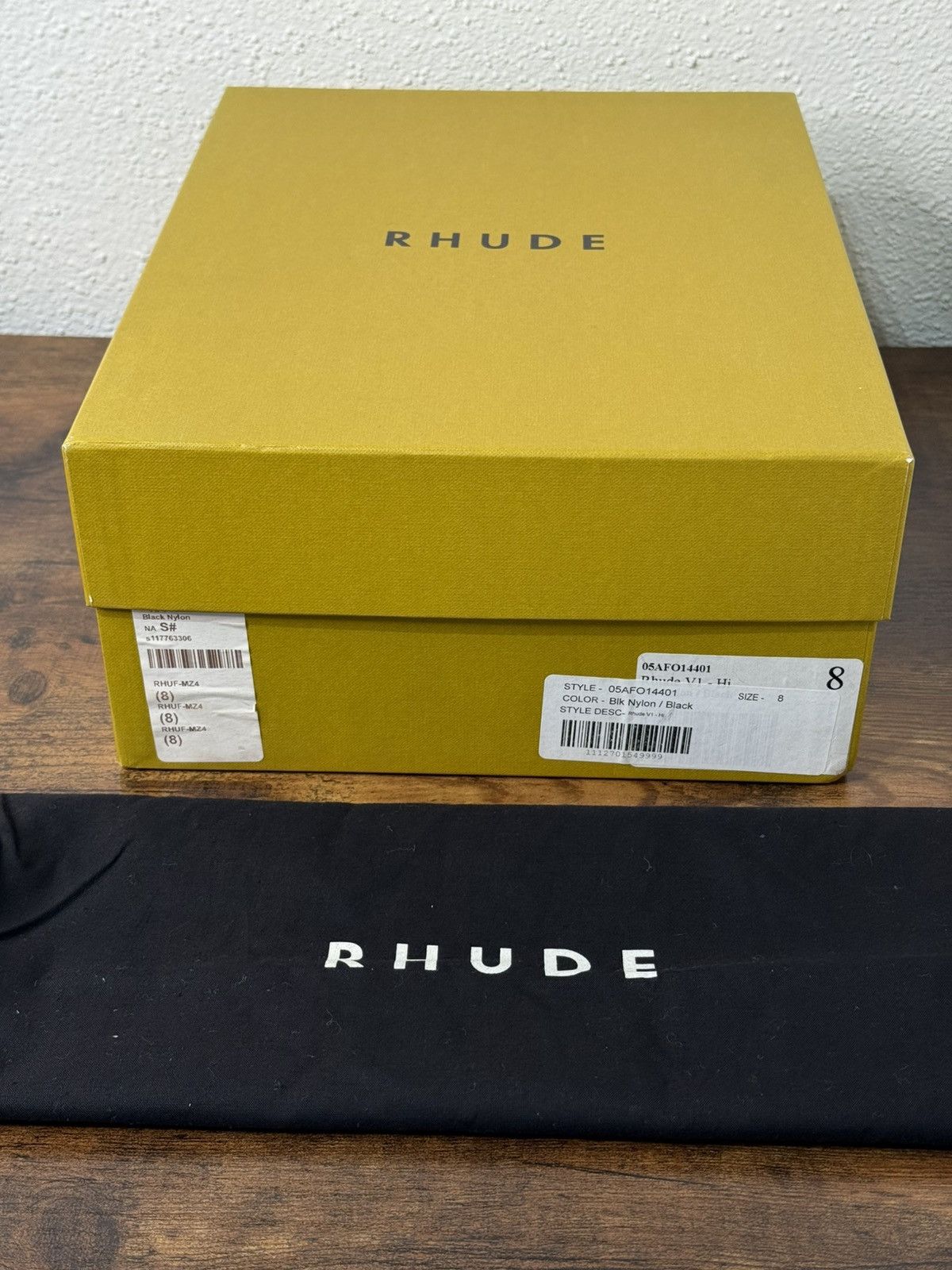 Rhude Rhude V1 High Top Sneakers Size US 8 / EU 41 - 2 Thumbnail