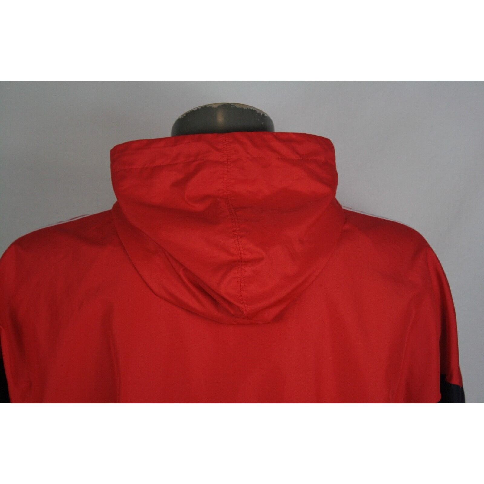 Adidas Adidas Trefoil Logo Spell Out Colorblock Hooded Windbreaker Size US L / EU 52-54 / 3 - 5 Thumbnail