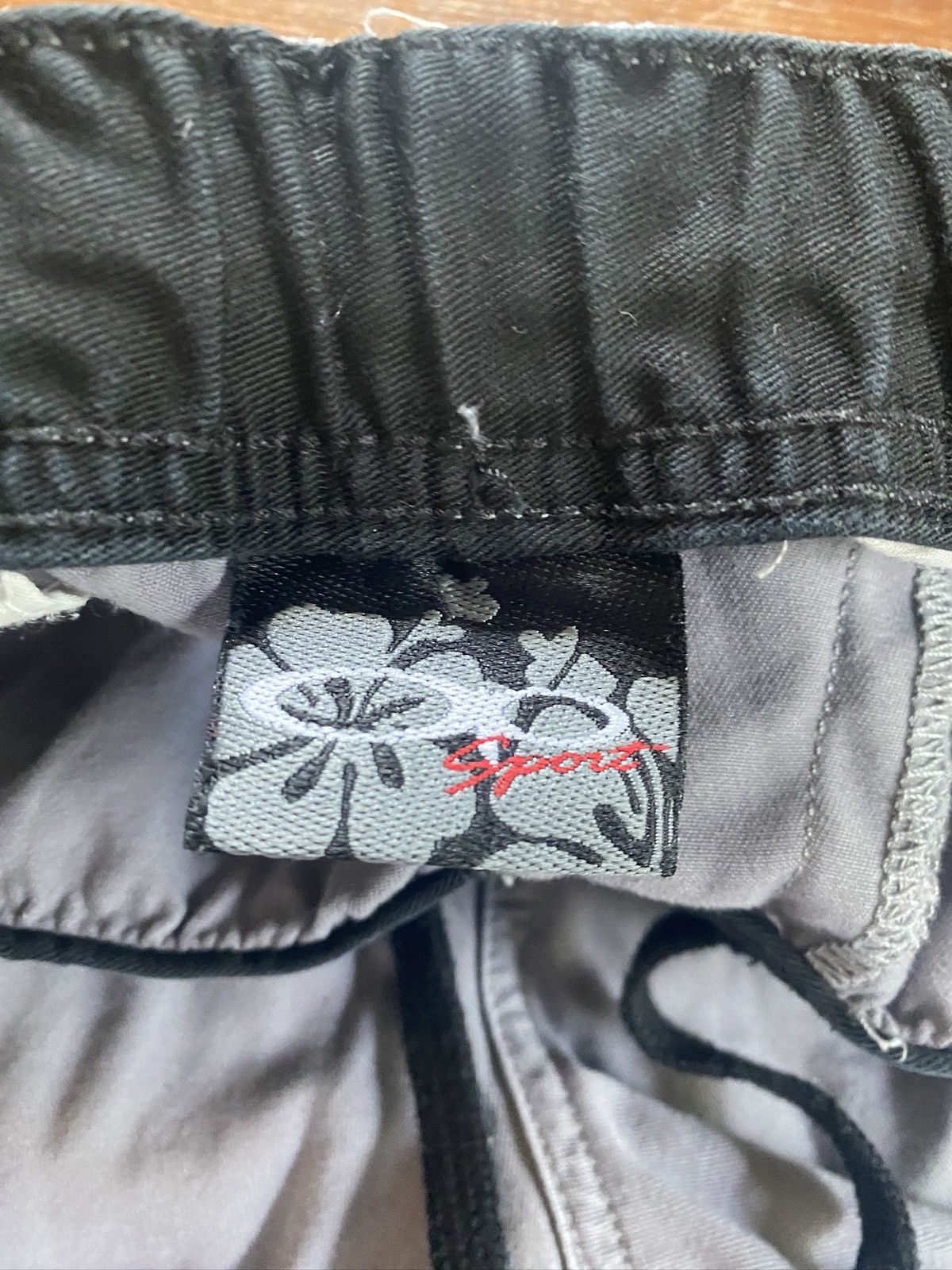 Ocean Pacific × Vintage Vintage 90’s Ocean Pacific Grey Wide Leg Cargo Shorts Size US 38 / EU 54 - 15 Thumbnail