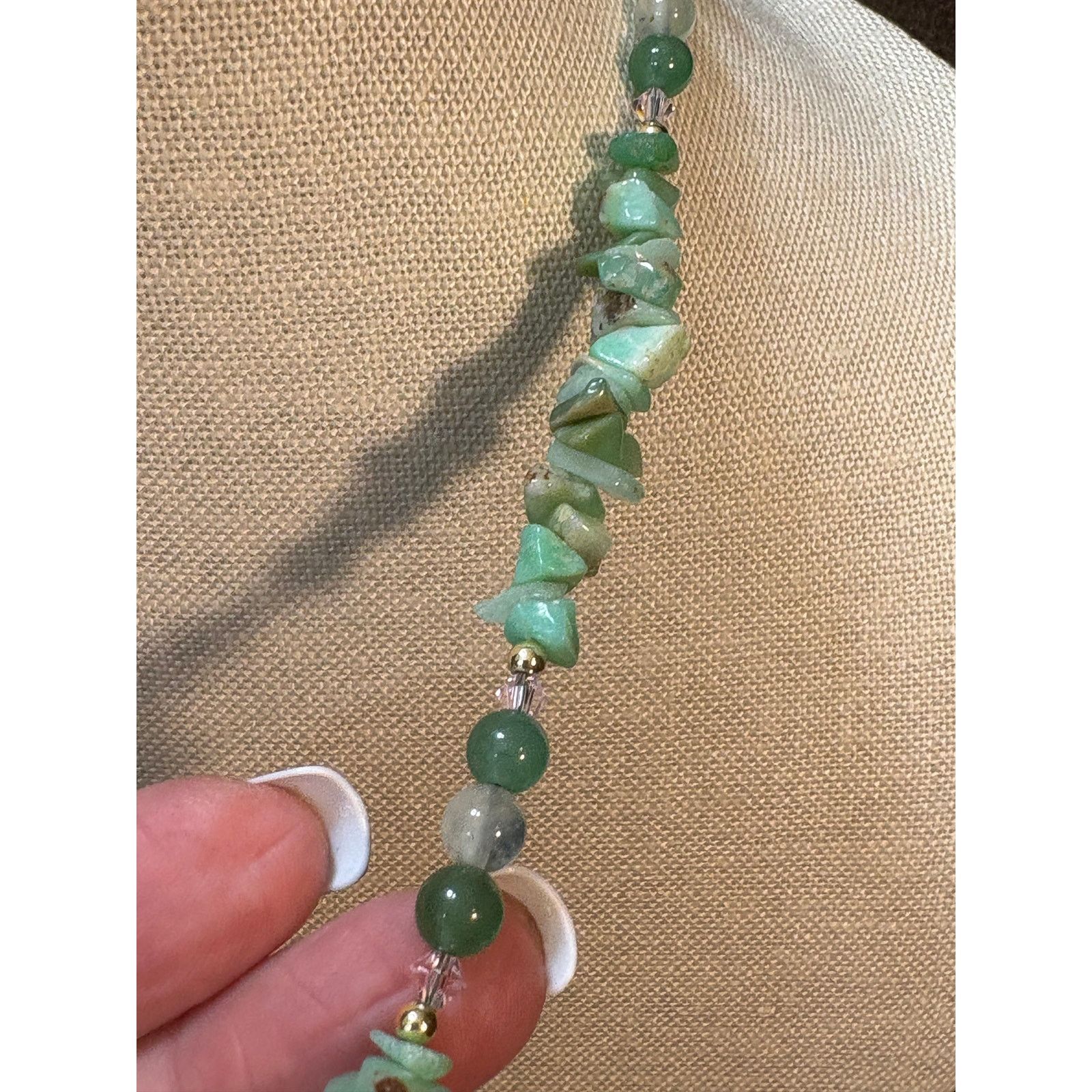 Other Vintage Jadeite Pendant Necklace 54g 1.25in Stone Size ONE SIZE - 6 Thumbnail