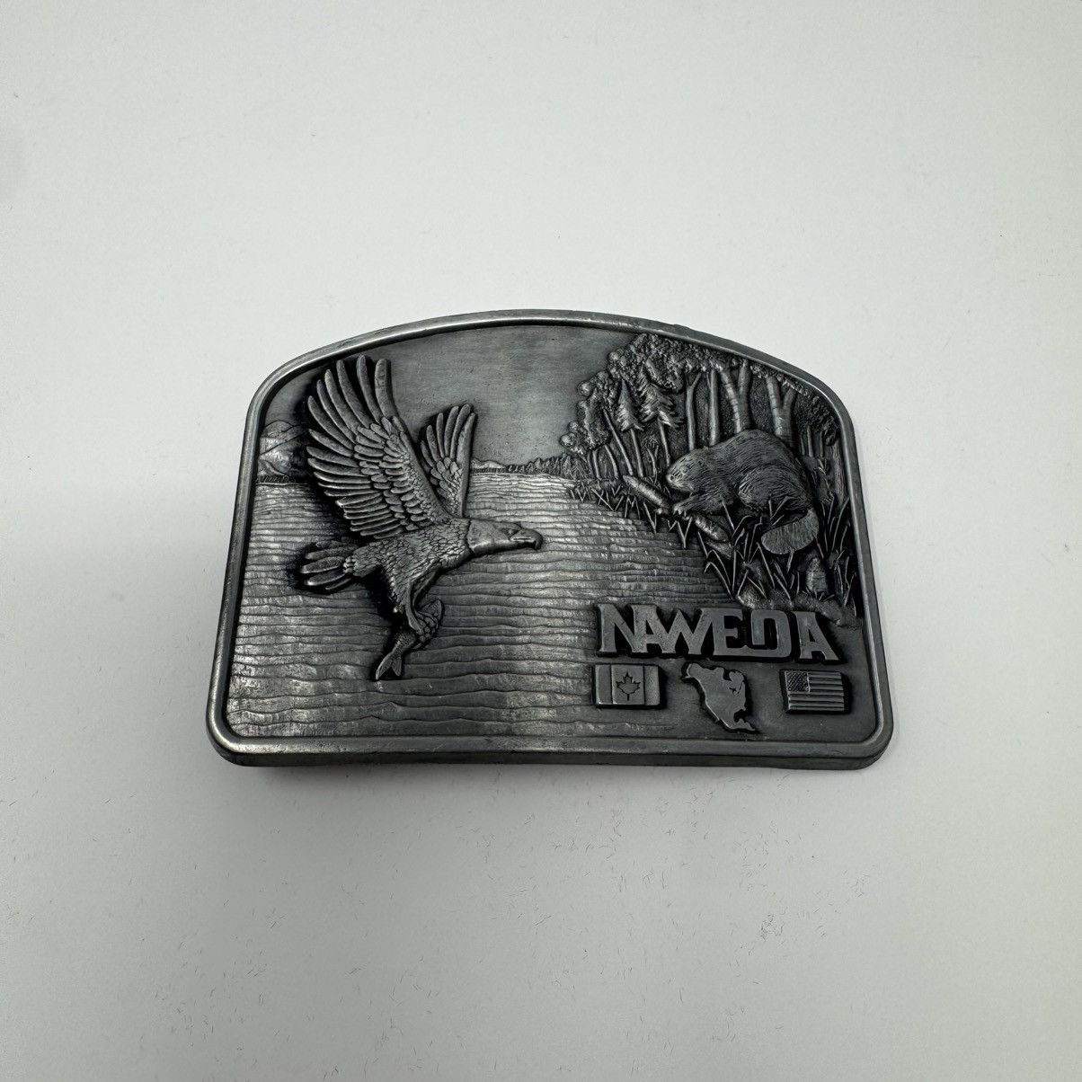 Vintage Northern American Wildlife Enforcement Officers Belt Buckle Size ONE SIZE - 1 Thumbnail
