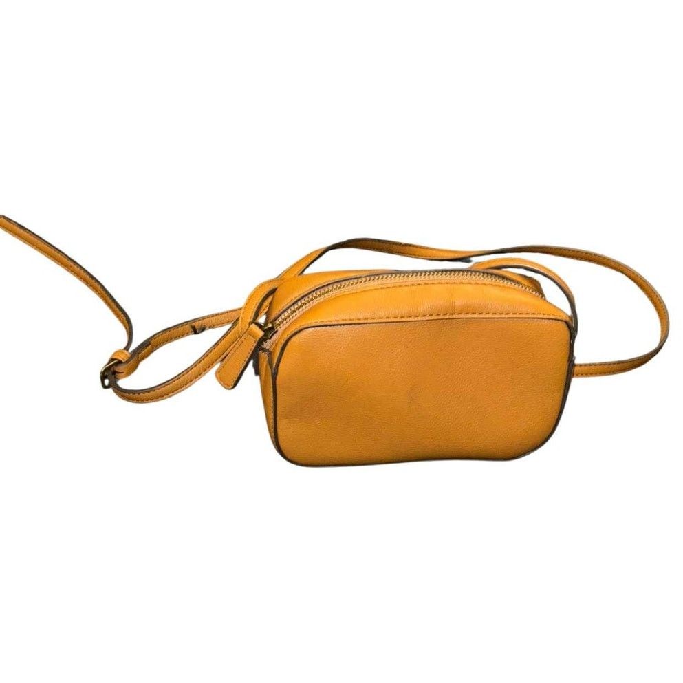 Other Mustard Yellow Crossbody Bag Small Faux Leather Purse Size ONE SIZE - 1 Thumbnail