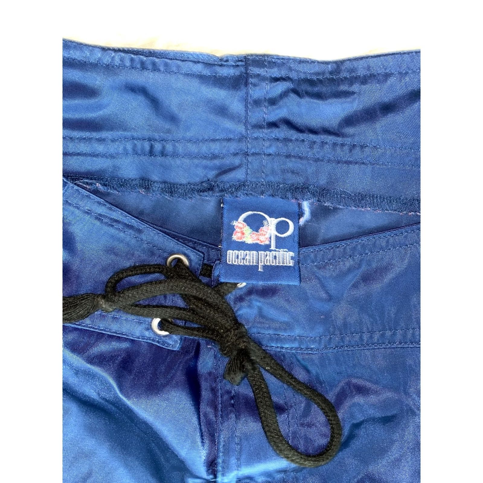 Ocean Pacific VINTAGE Ocean Pacific Womens Board Shorts L Blue 28" Waist 1980s Polyester Menus: Mens Womens? Size 36" / US 14 / IT 50 - 4 Thumbnail
