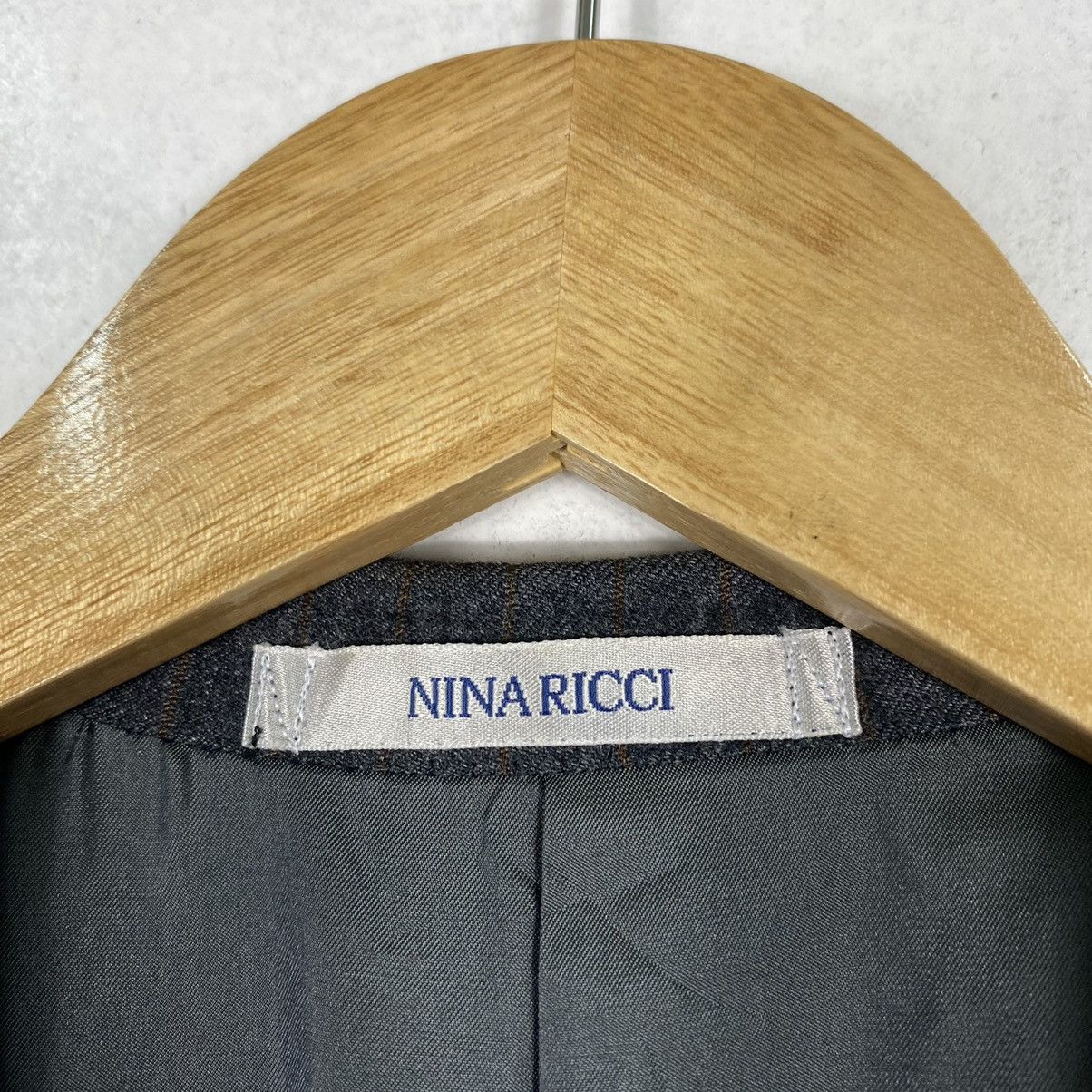 Japanese Brand Nina Ricci Button Coat Blazer Size US M / EU 48-50 / 2 - 12 Thumbnail