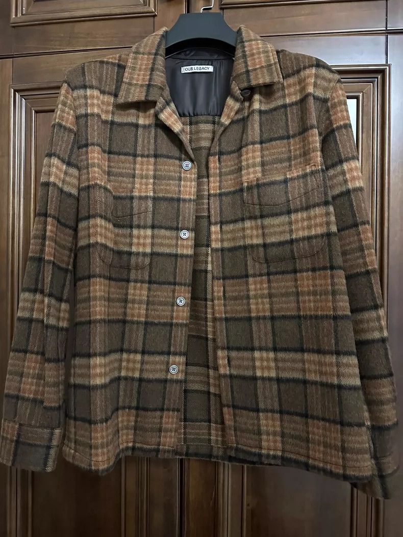 Our Legacy Our Legacy size48 Plaid shirt jacket Size US M / EU 48-50 / 2 - 3 Thumbnail