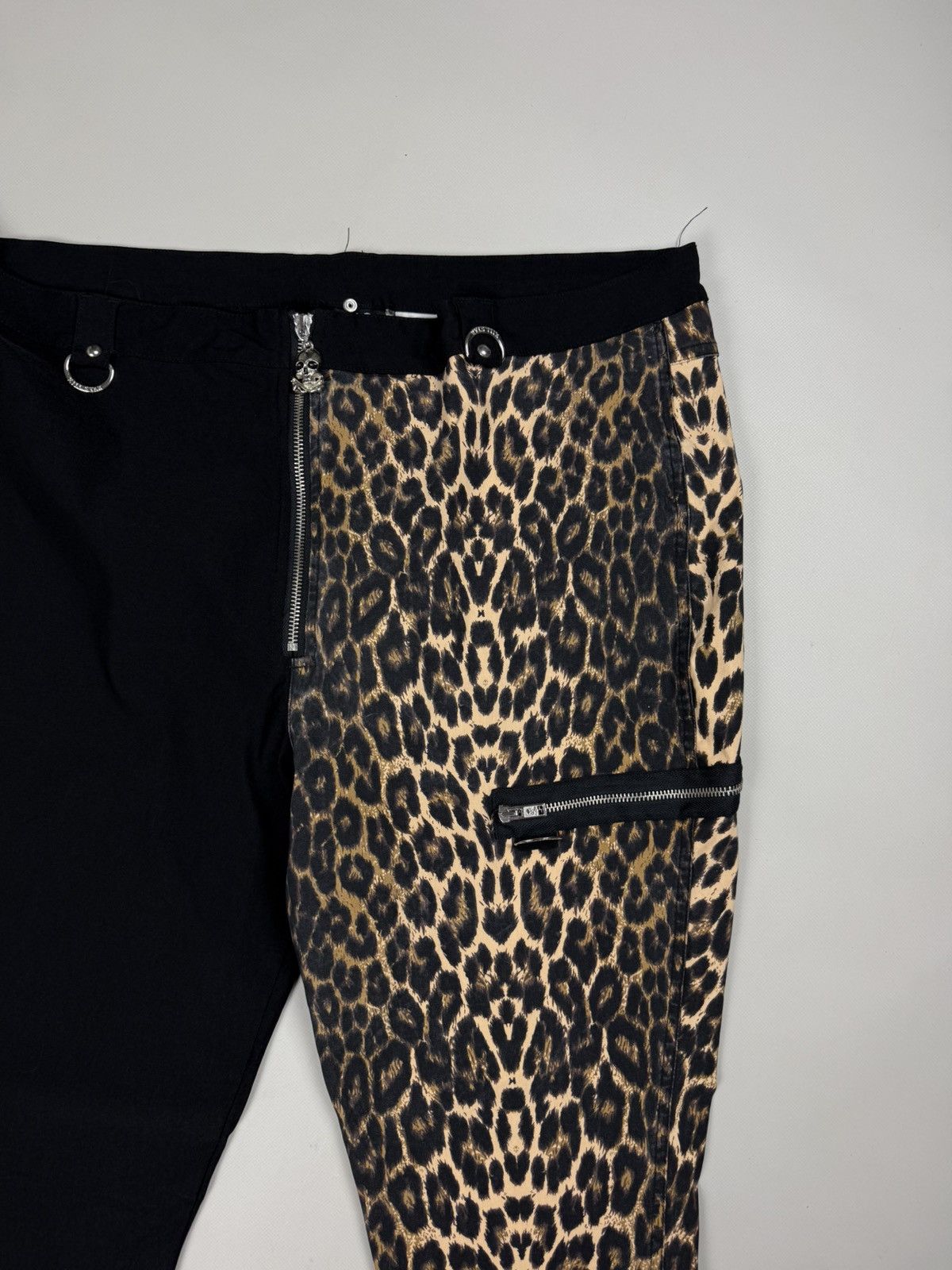 Killstar Killstar Ladies Gothic Leopard Pattern Pants Trousers Size 40" / US 18 - 9 Thumbnail
