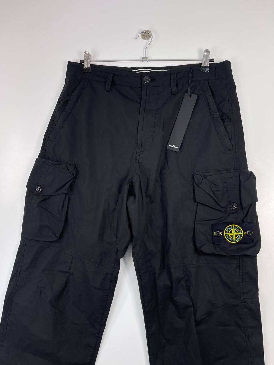 Stone Island Stone Island Cargo Pants Black Compass Patch Size 31 Size US 31 - 2 Thumbnail