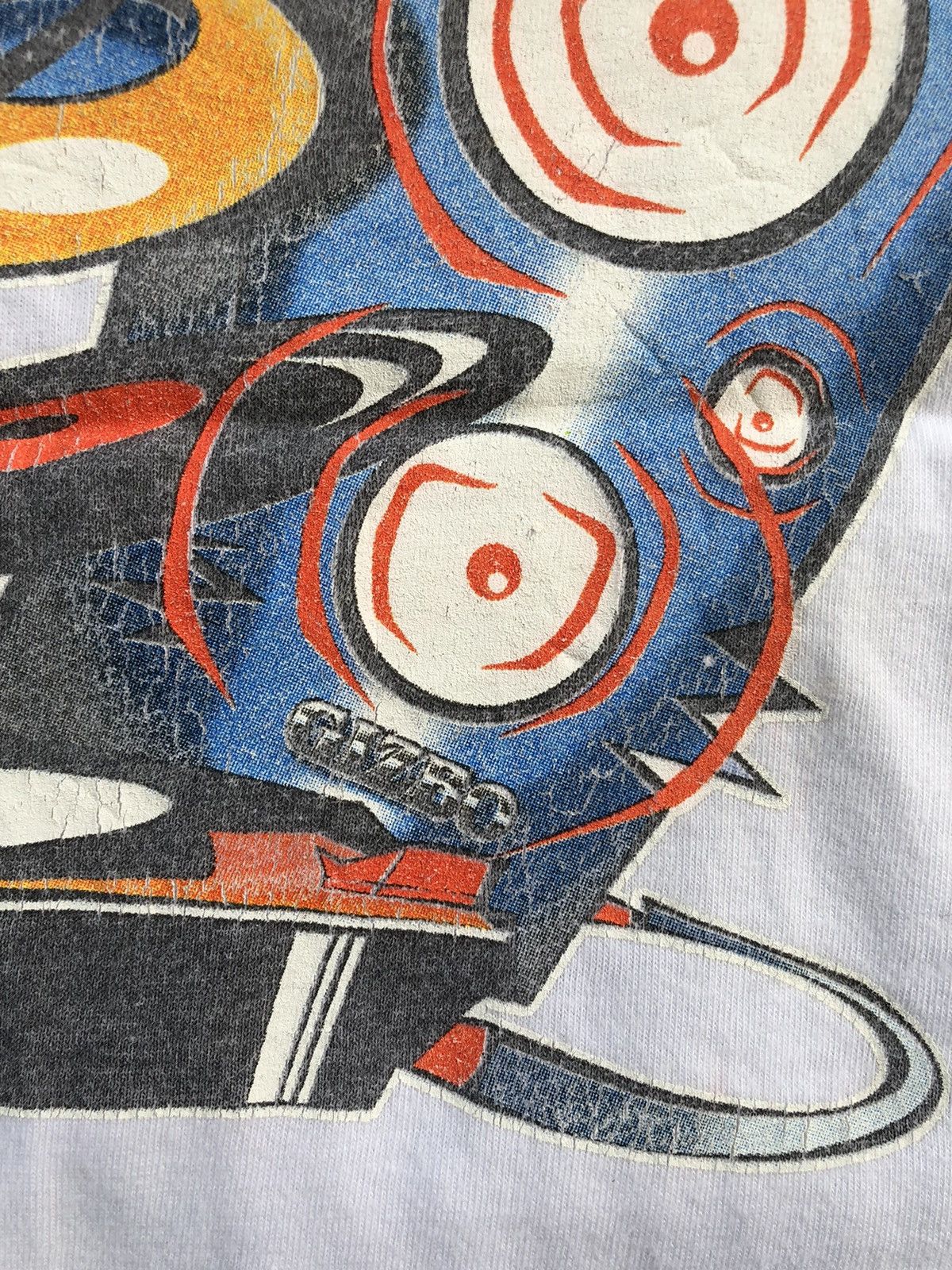 Japanese Brand × Vintage RARE Vintage Y2K Radical GIZBO Streetwear Backhit Tshirt Size US L / EU 52-54 / 3 - 10 Thumbnail