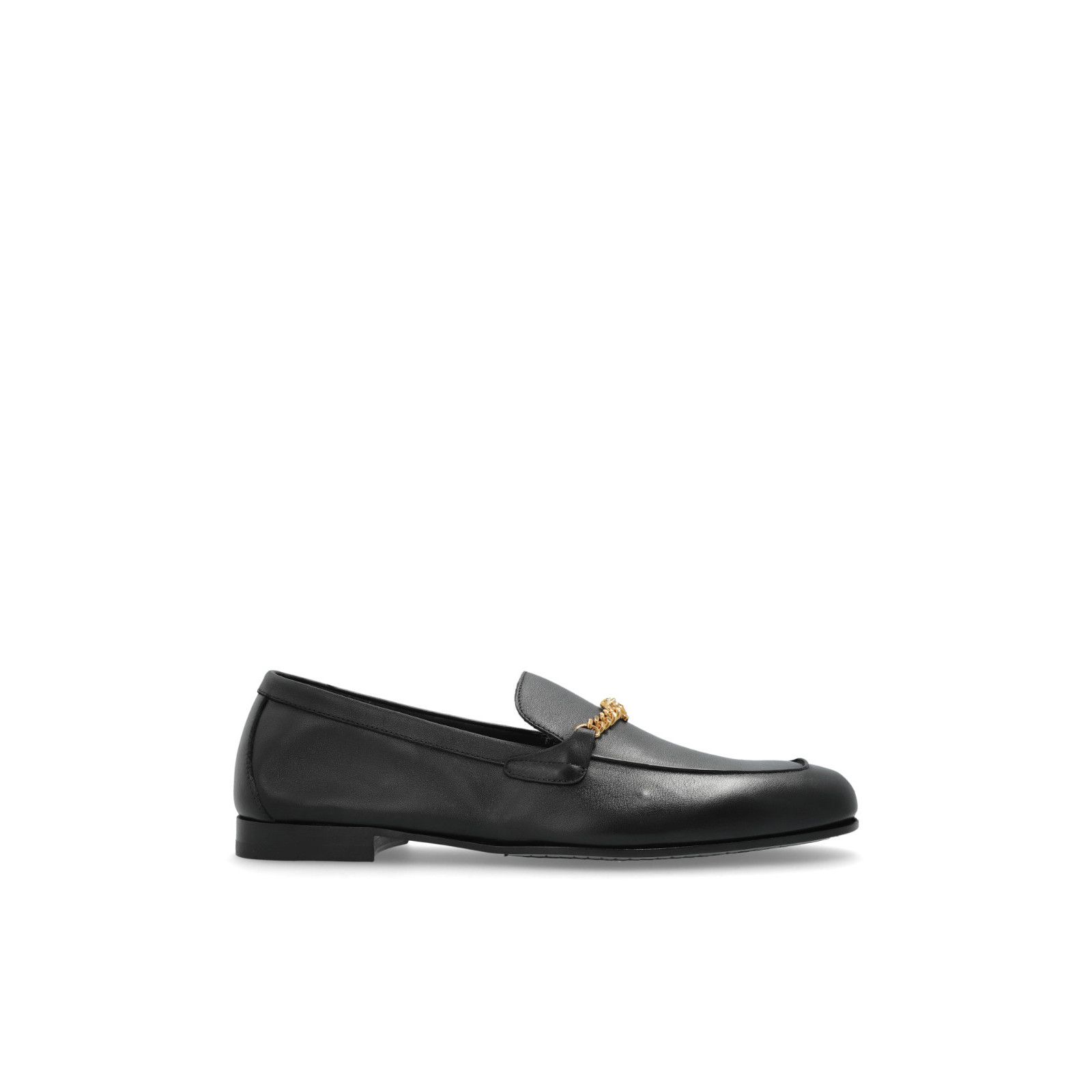 Versace VERSACE Black Leather Shoes Type 'Loafers' New And Authentic Size US 8 / EU 41 - 1 Thumbnail