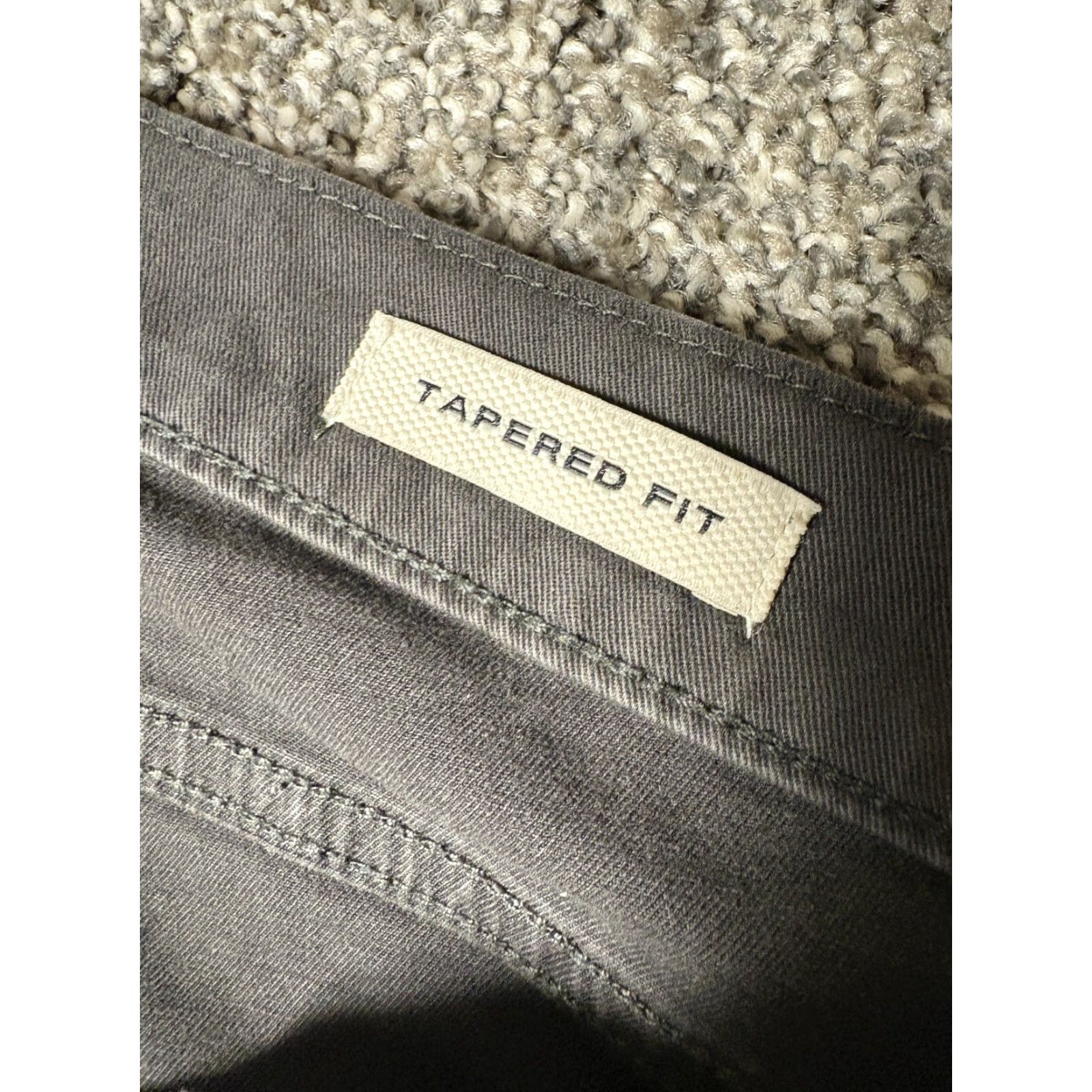 Flint And Tinder Flint and Tinder Pants Mens 31x30 Charcoal Gray Tapered Chinos Size US 31 - 4 Thumbnail