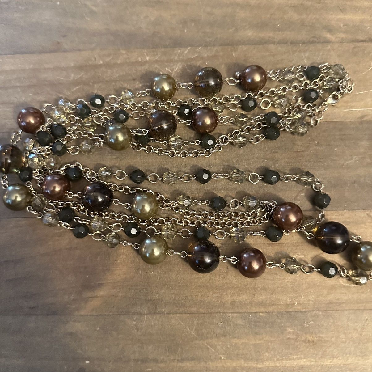 Other Multi strand layered station bead chain necklace Size ONE SIZE - 3 Thumbnail