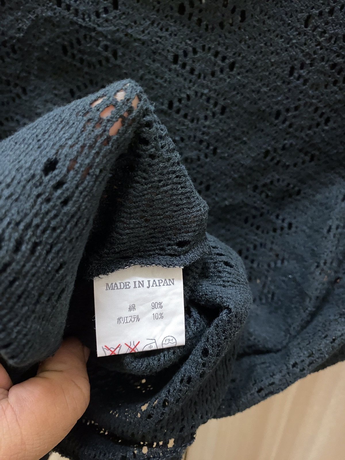 Vintage Vintage Yohji Yamamoto Workshop Mesh Tshirt Size M / US 6-8 / IT 42-44 - 8 Thumbnail