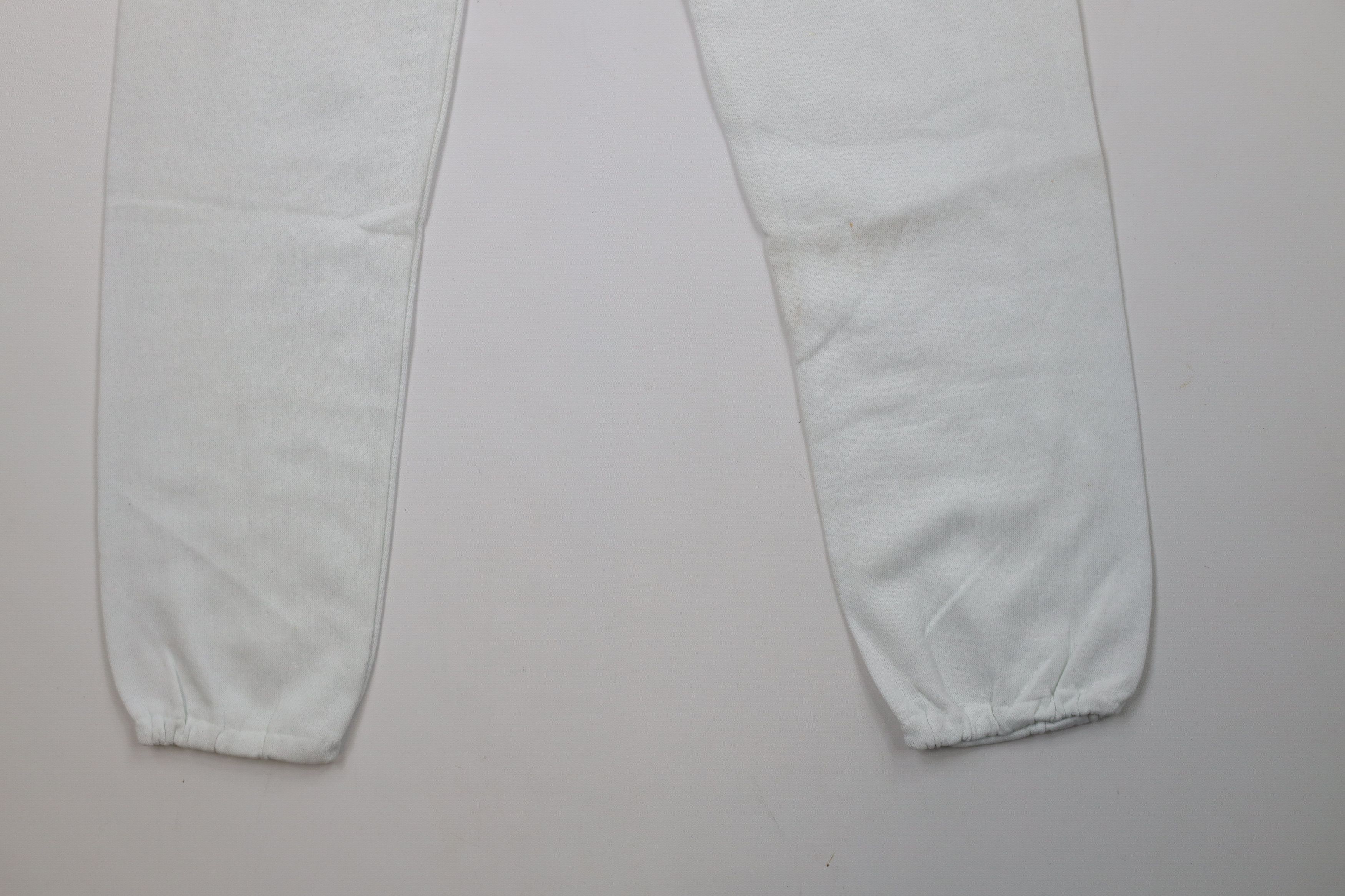 Vintage Vintage 90s Streetwear Cuffed Sweatpants Joggers White USA Size US 32 / EU 48 - 14 Thumbnail
