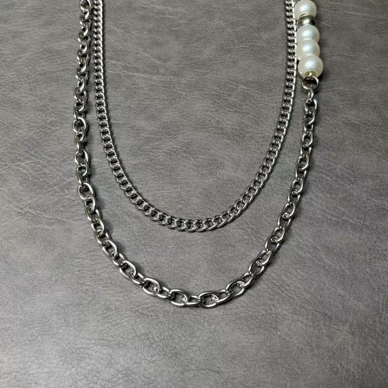 Vintage Retro hip-hop punk style jeans waist chain Size ONE SIZE - 4 Thumbnail