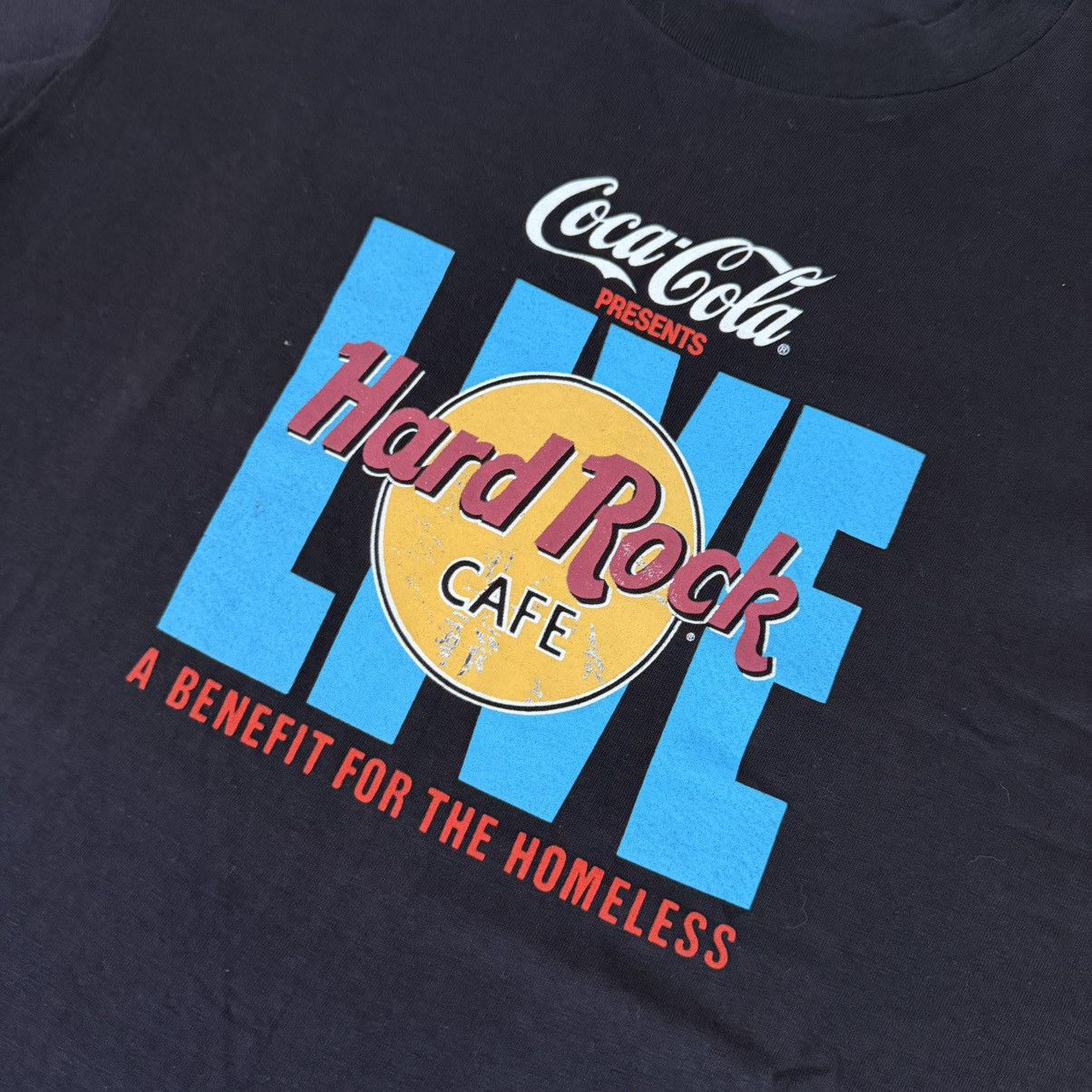 Hard Rock Cafe 1980’s Vintage Coca Cola Hard Rock Cafe T-Shirt Size US L / EU 52-54 / 3 - 2 Thumbnail