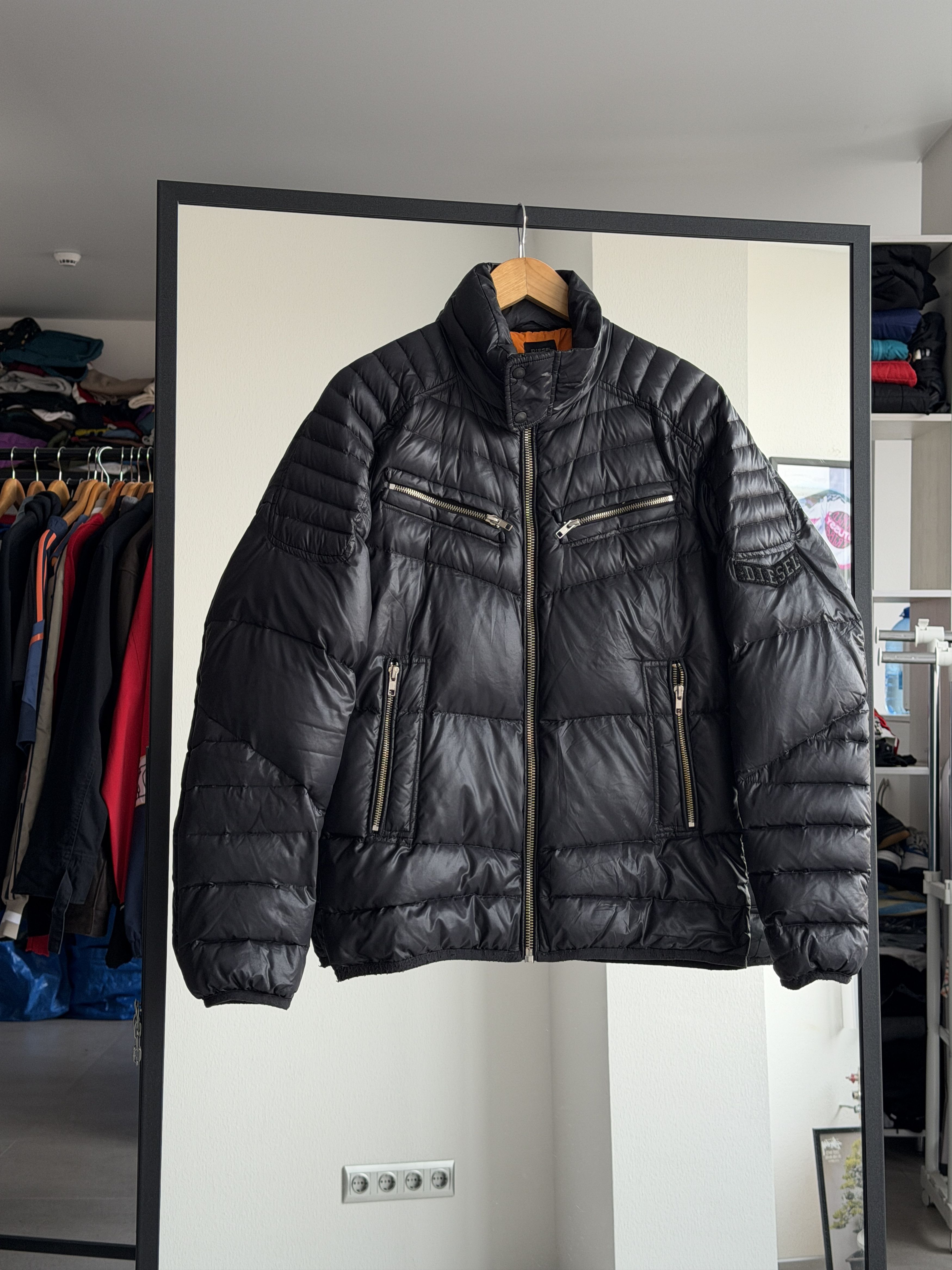 Diesel diesel vintage down jacket size M y2k black Size US M / EU 48-50 / 2 - 1 Thumbnail