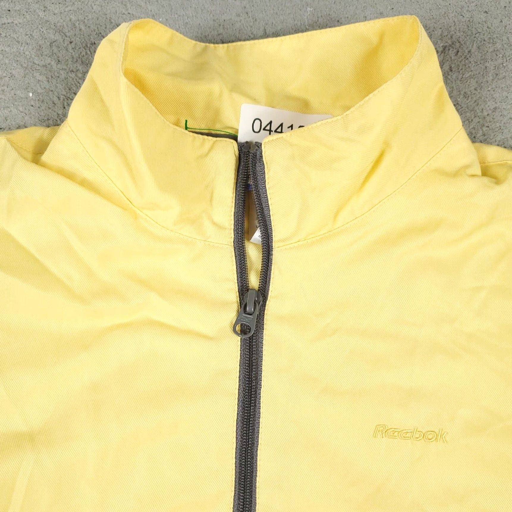 Reebok Reebok Jacket Womens Medium Windbreaker Full Zip Pockets Yellow Size S / US 4 / IT 40 - 2 Thumbnail
