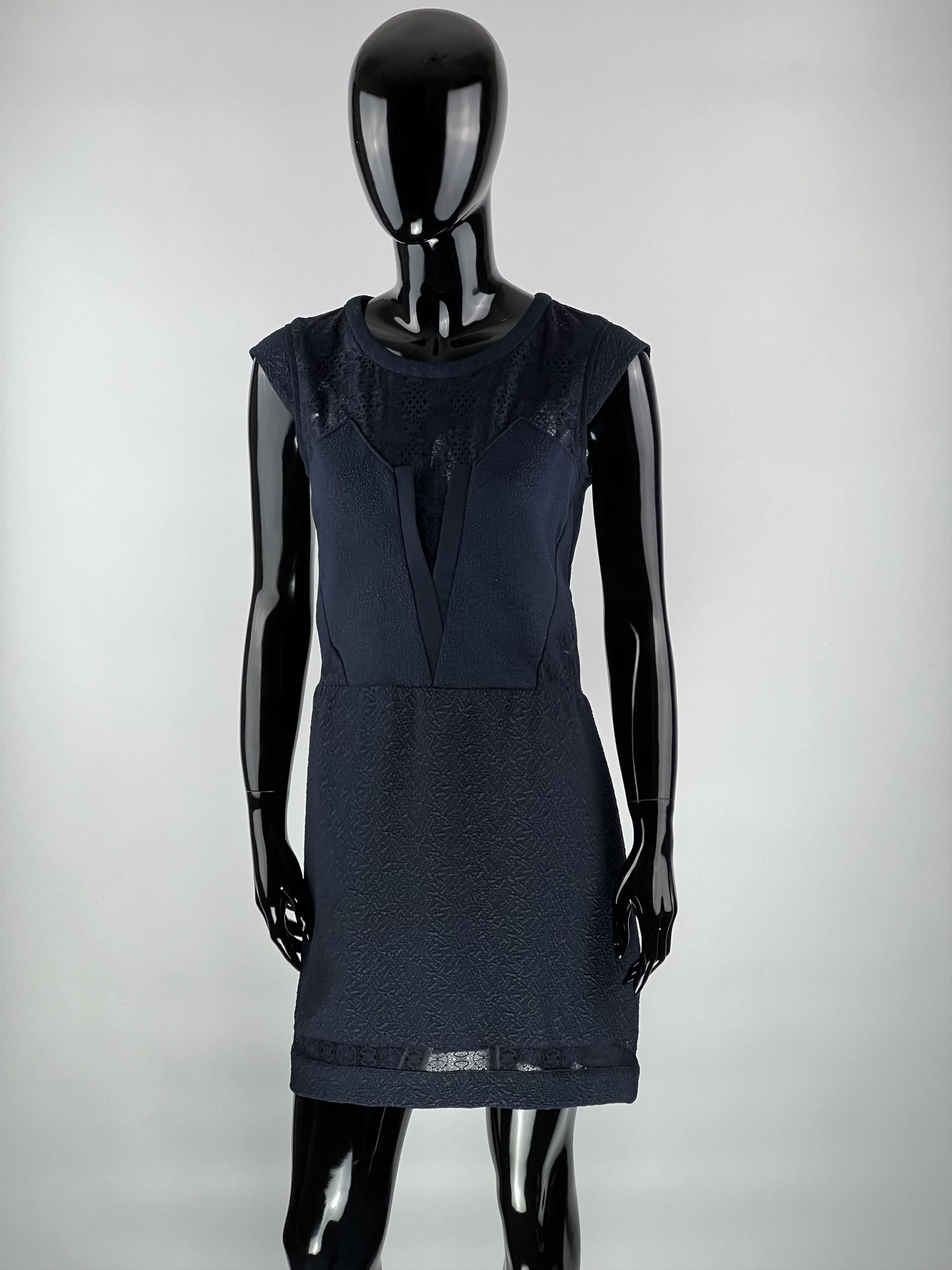 The Kooples The Kooples Sleeveless Mini Dress Guipure Lace Size S Size S / US 4 / IT 40 - 1 Thumbnail