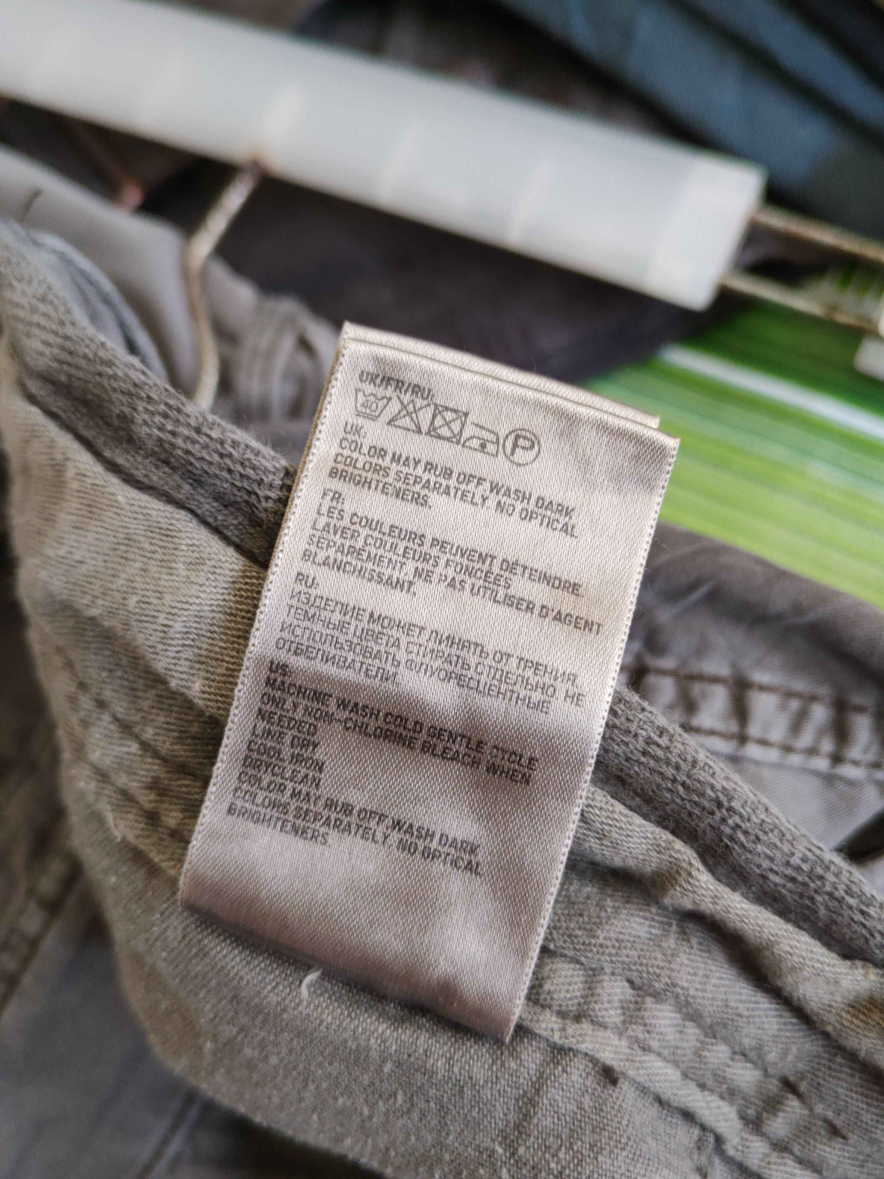 Faded Glory Uniqlo Gray Faded Multipocket Tactical Cargo Pants #S1340 Size US 35 - 14 Thumbnail
