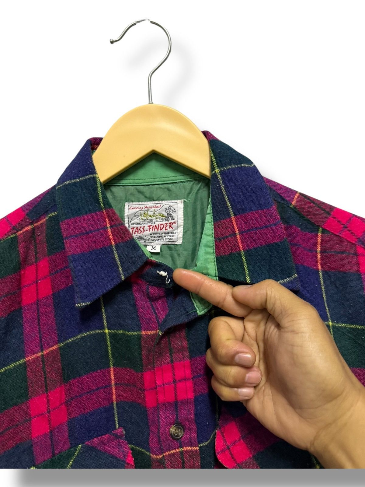 Designer × Other AMERICAN STYLE TASS FINDER FLANNEL LONG SLEEVES BUTTONS UP Size US M / EU 48-50 / 2 - 7 Thumbnail