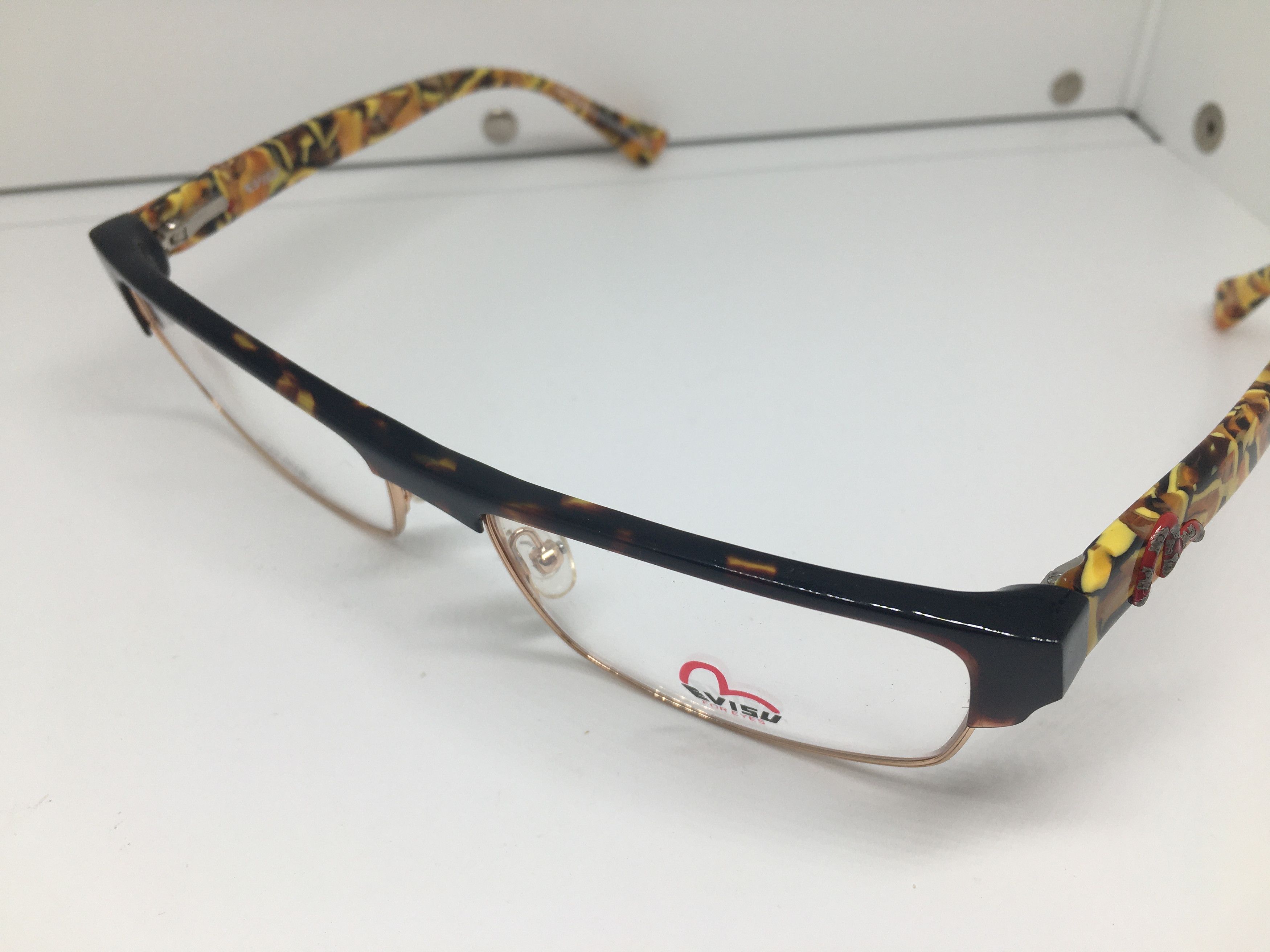 Evisu Evisu EVH-8526 Malcolm Eyeglasses Frame Size ONE SIZE - 3 Thumbnail