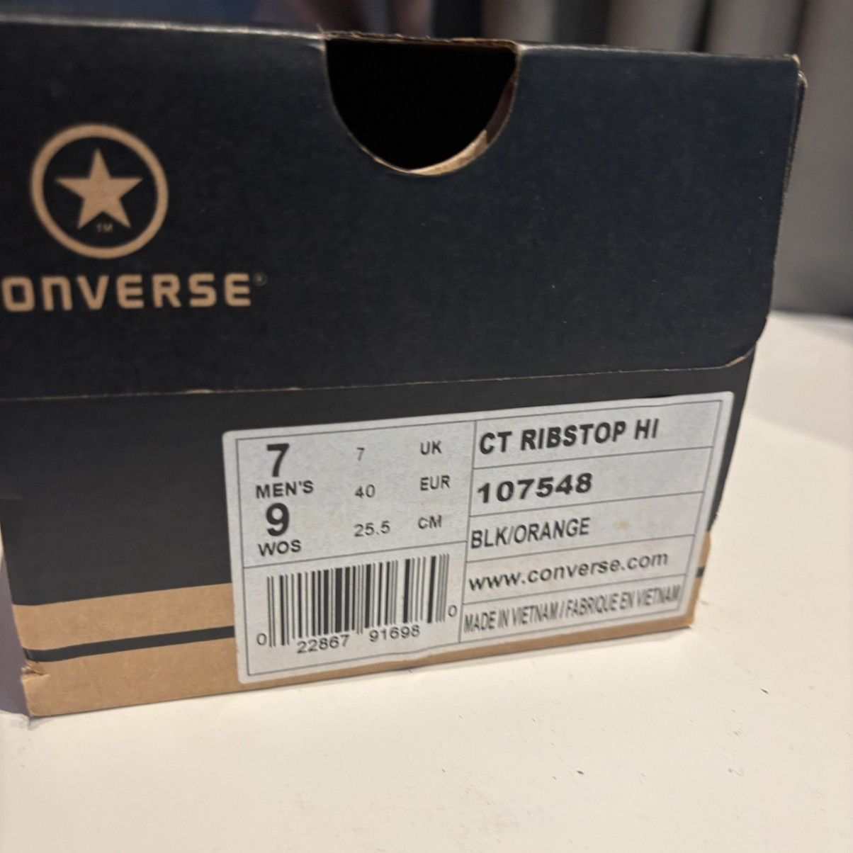 Converse Chuck Taylor Ribstop Hi Converse Size US 7 / EU 40 - 10 Thumbnail