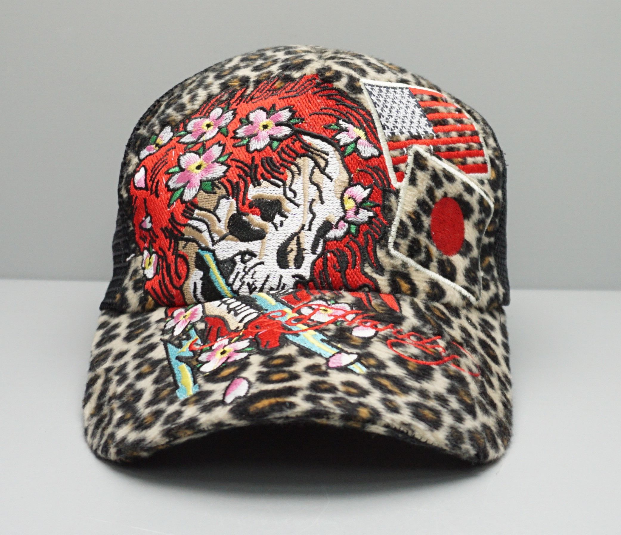 Christian Audigier × Designer × Ed Hardy 00's Ed Hardy Christian Audigier Vintage Leopard Fur Hat Size ONE SIZE - 1 Thumbnail