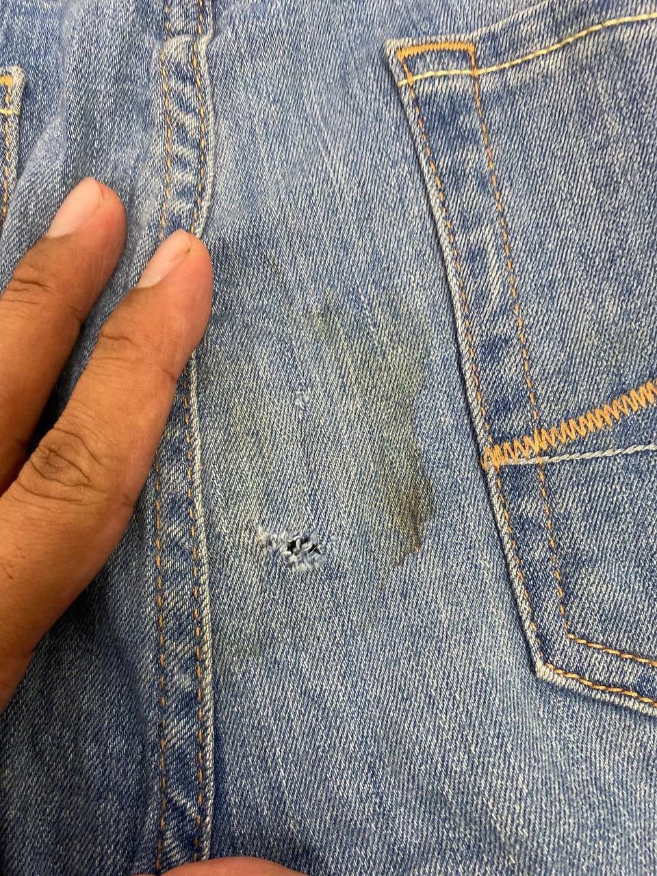7 For All Mankind 7 for all mankind distressed denim nice design Size 32" / US 10 / IT 46 - 4 Thumbnail