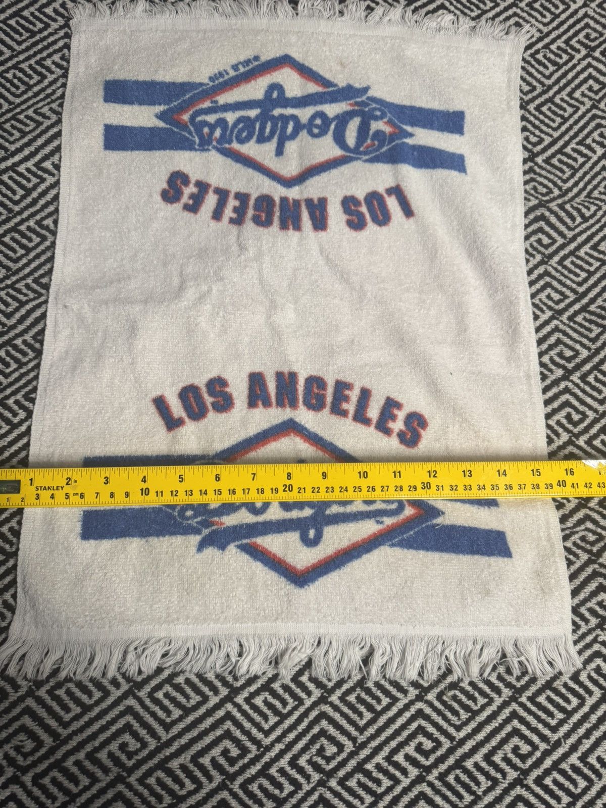 MLB 1985 Vintage Los Angeles Dodgers Fan Sweat Towel Size ONE SIZE - 21 Thumbnail