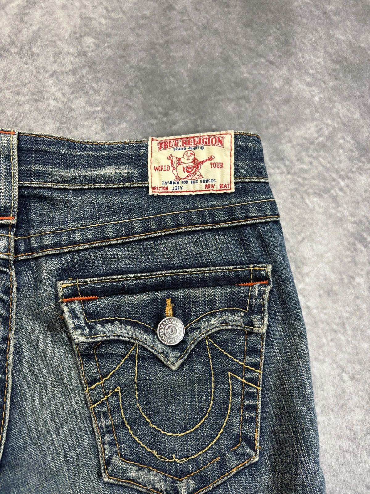 True Religion 2000s True Religion Jeans Made in USA Vintage Denim Pants 27 Size 30" / US 8 / IT 44 - 4 Thumbnail
