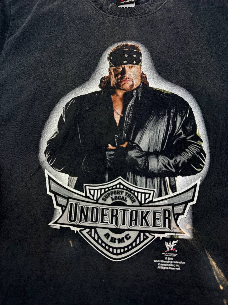 WWF Vintage 2001 WWF Undertaker T Shirt Wrestling WWE Size US L / EU 52-54 / 3 - 5 Thumbnail