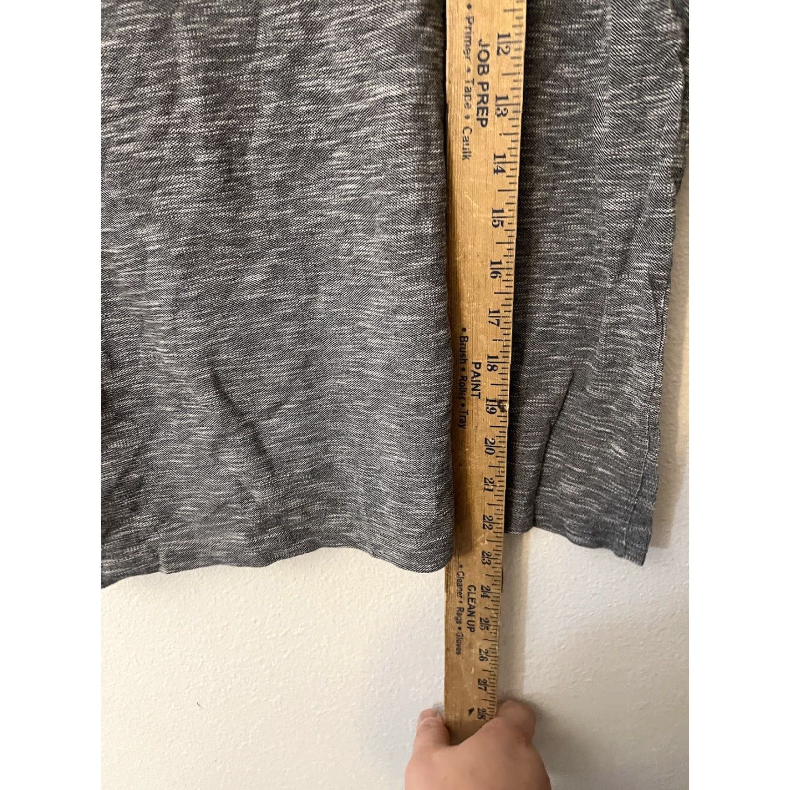 Denime PDC Paper Denim Cloth Gray Short Sleeve Knit Shirt Mens Medium Stretch Cotton Size US M / EU 48-50 / 2 - 4 Thumbnail