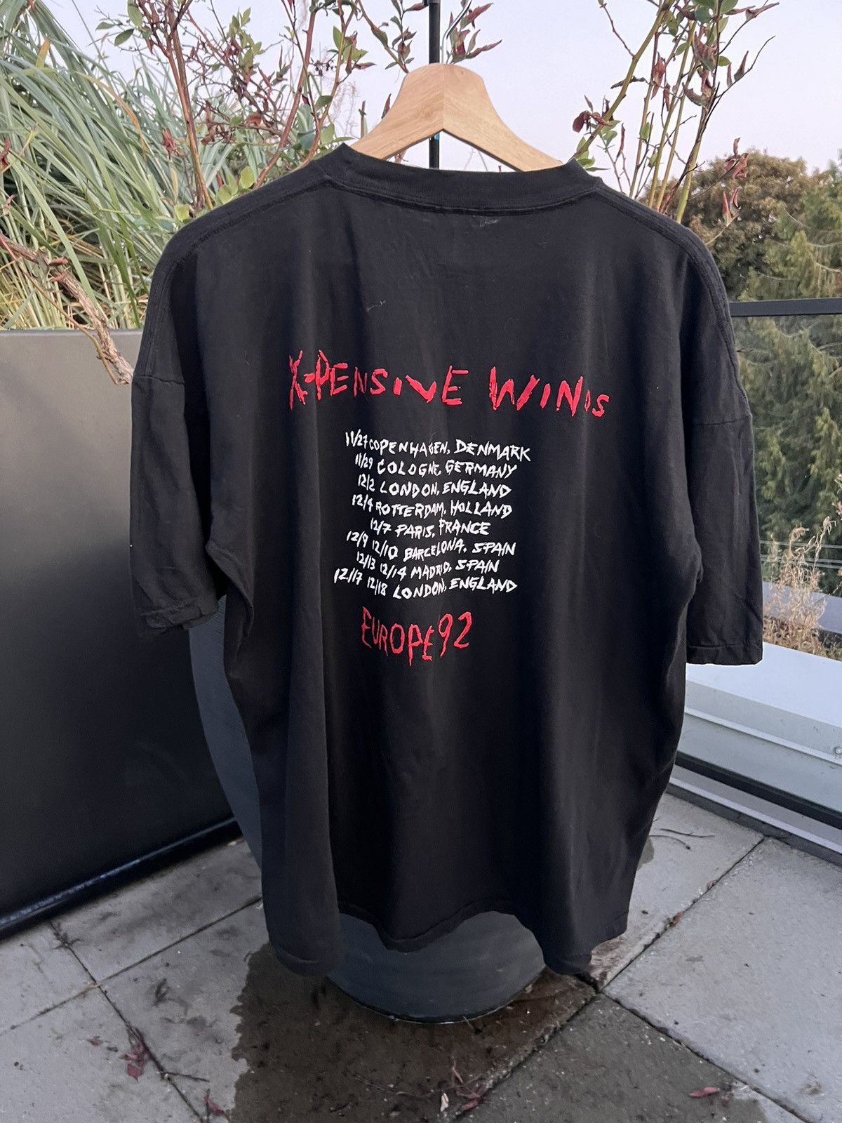 Band Tees × The Rolling Stones × Vintage Vintage 90s Keith Richards Main Offender Europe Tour TShirt Size US XL / EU 56 / 4 - 7 Thumbnail